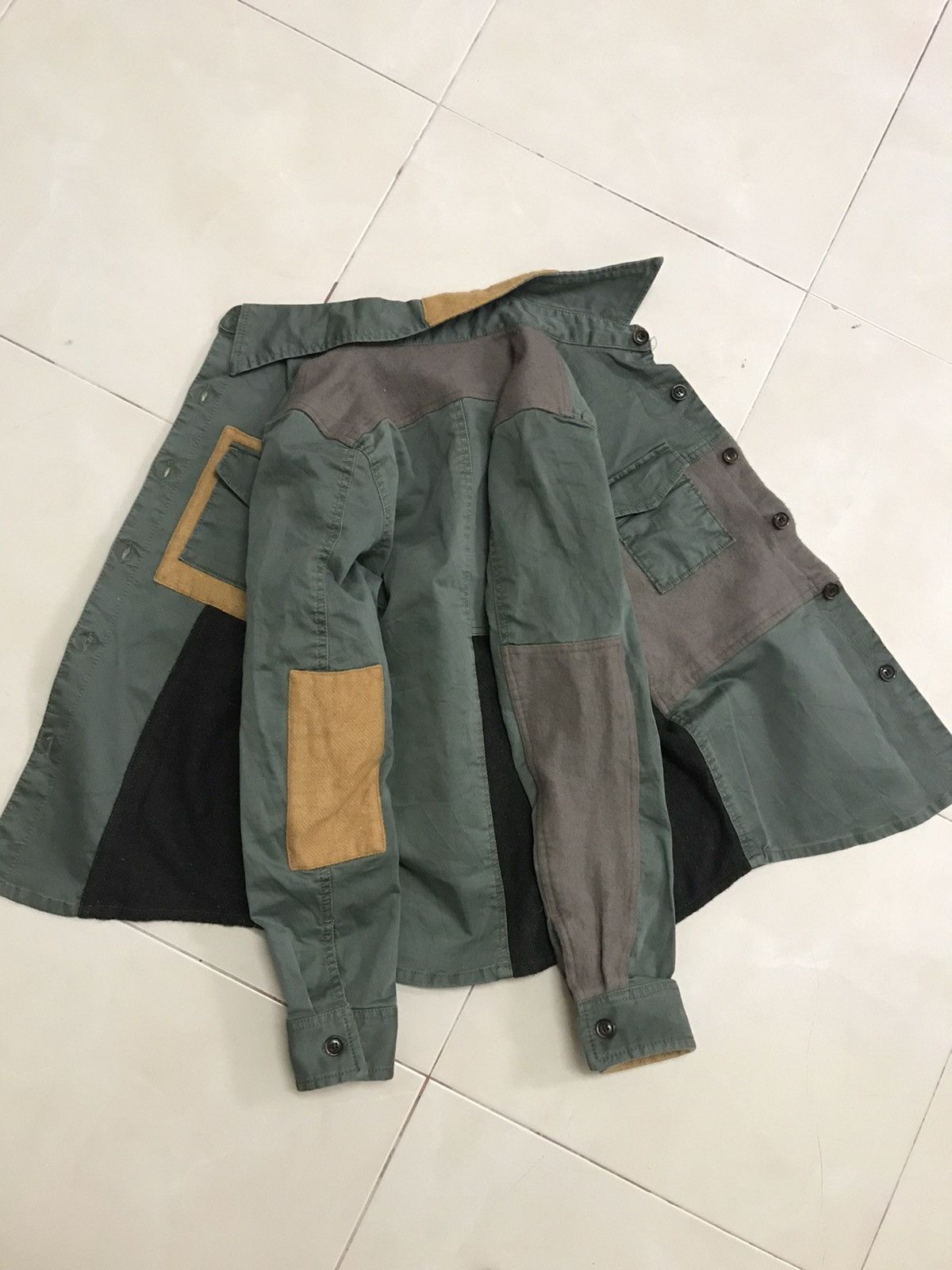 Designer × Japanese Brand WOMAN VINTAGE PATCHWORK JEAN NASSAUS CALIFORNIA Size XS / US 0-2 / IT 36-38 - 9 Thumbnail