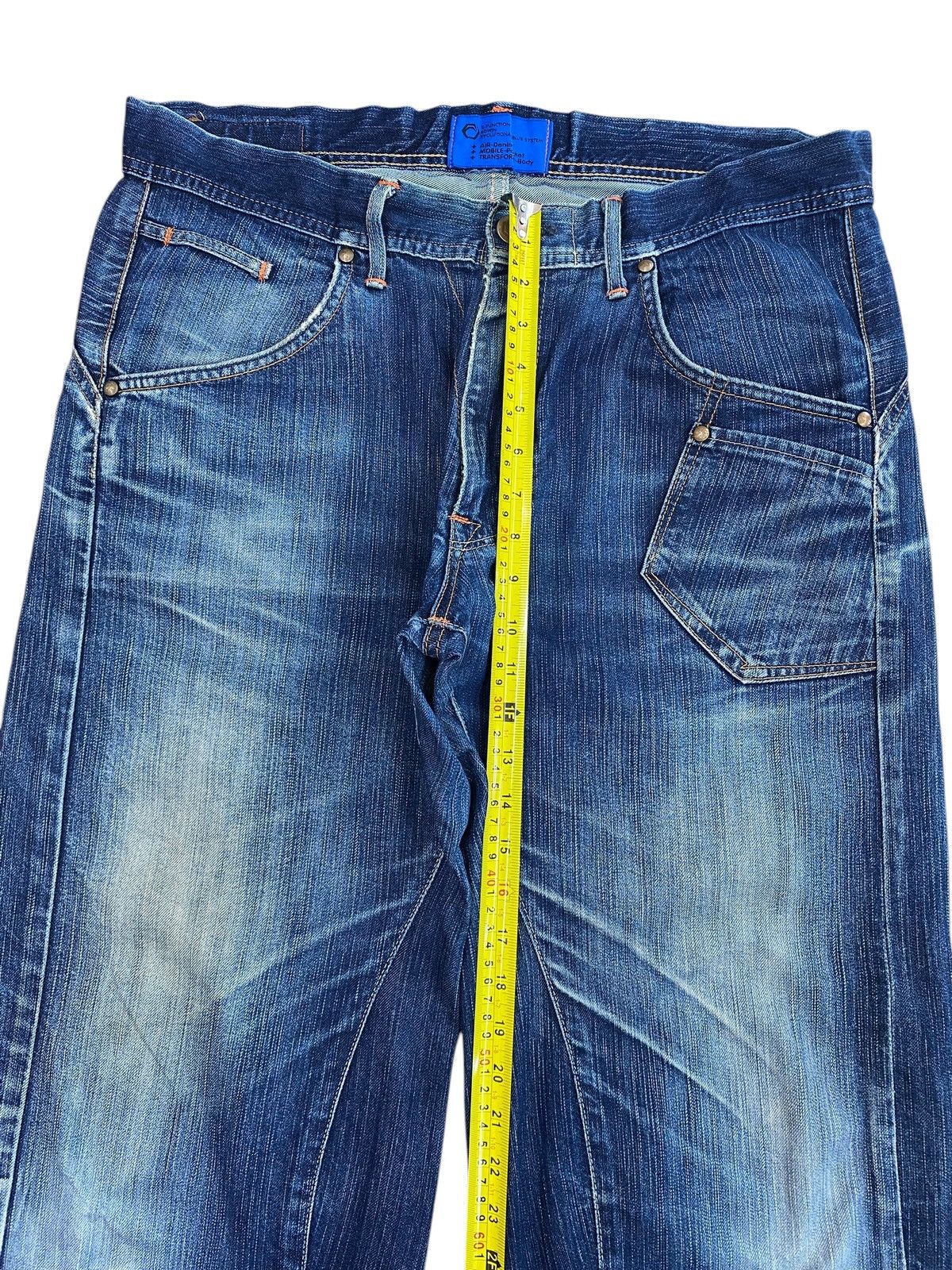 Edwin Vintage Edwin E Function Whiskers Style Baggy Jeans Size US 36 / EU 52 - 6 Thumbnail