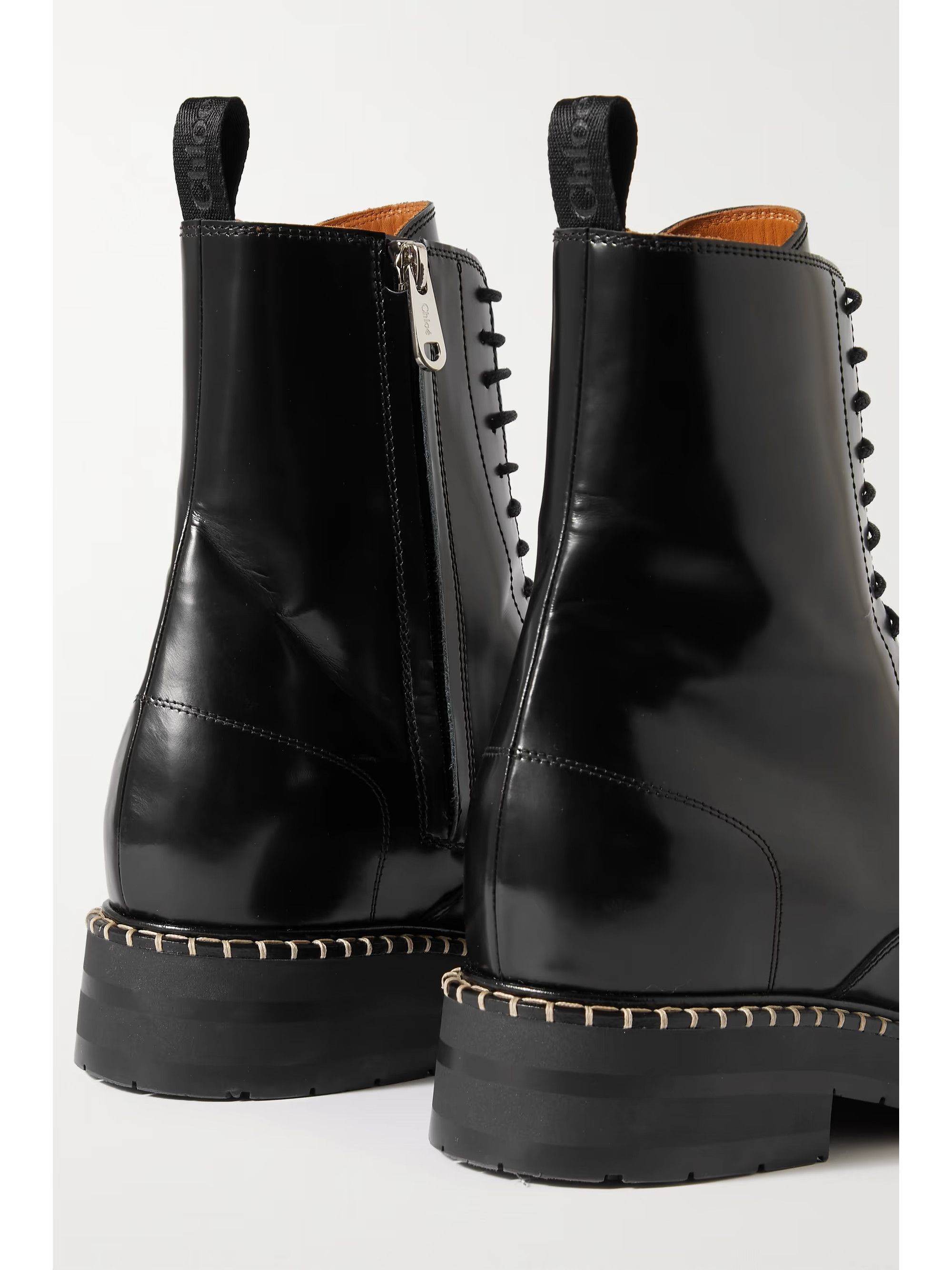 Chloe o1loc1c0425 CHC23 Noua Ankle Boots in Black Size US 11 / IT 41 - 4 Thumbnail