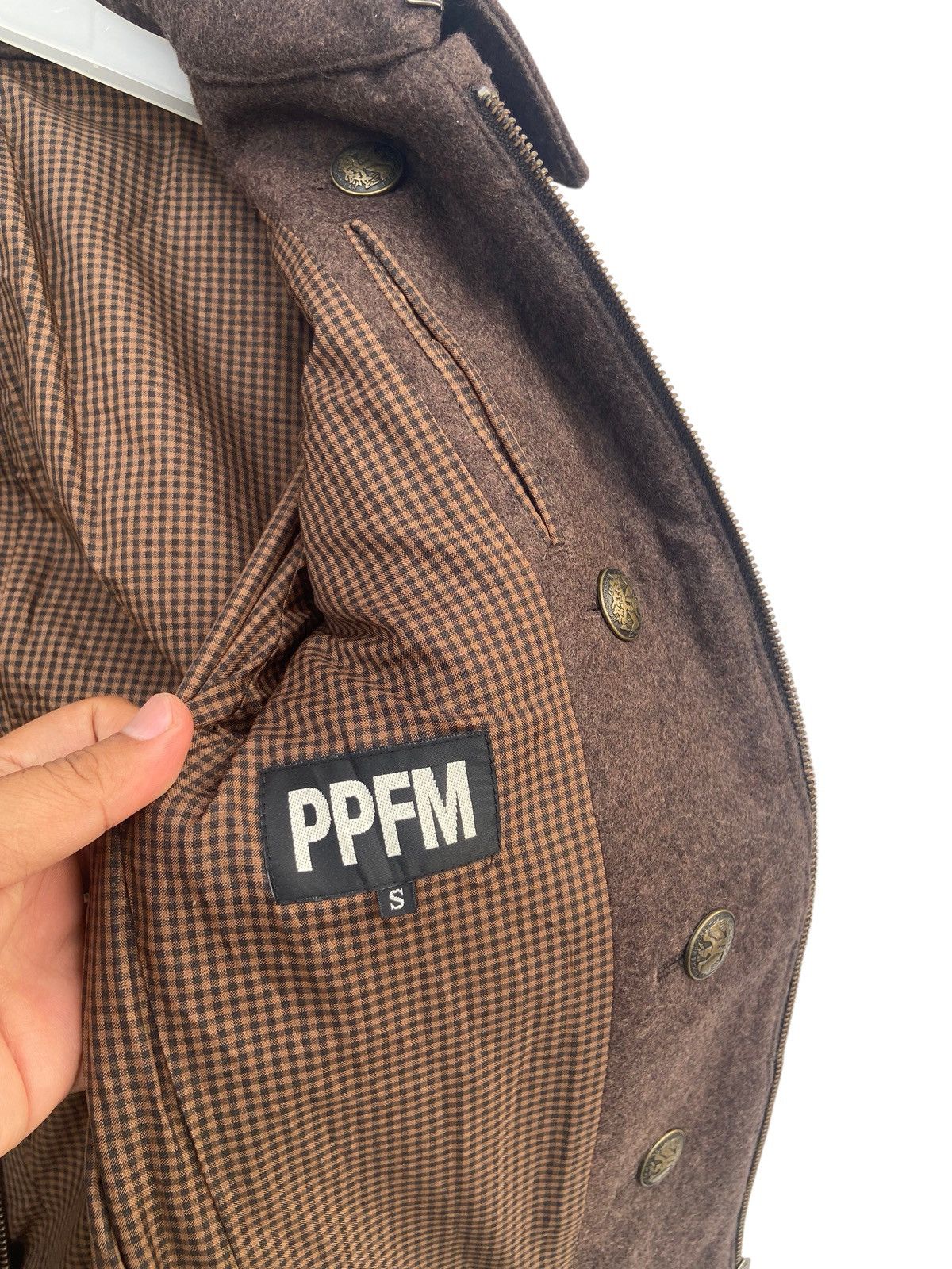 PPFM PPFM Convertible Napoleon Military Zip Up Jacket Size US S / EU 44-46 / 1 - 5 Thumbnail