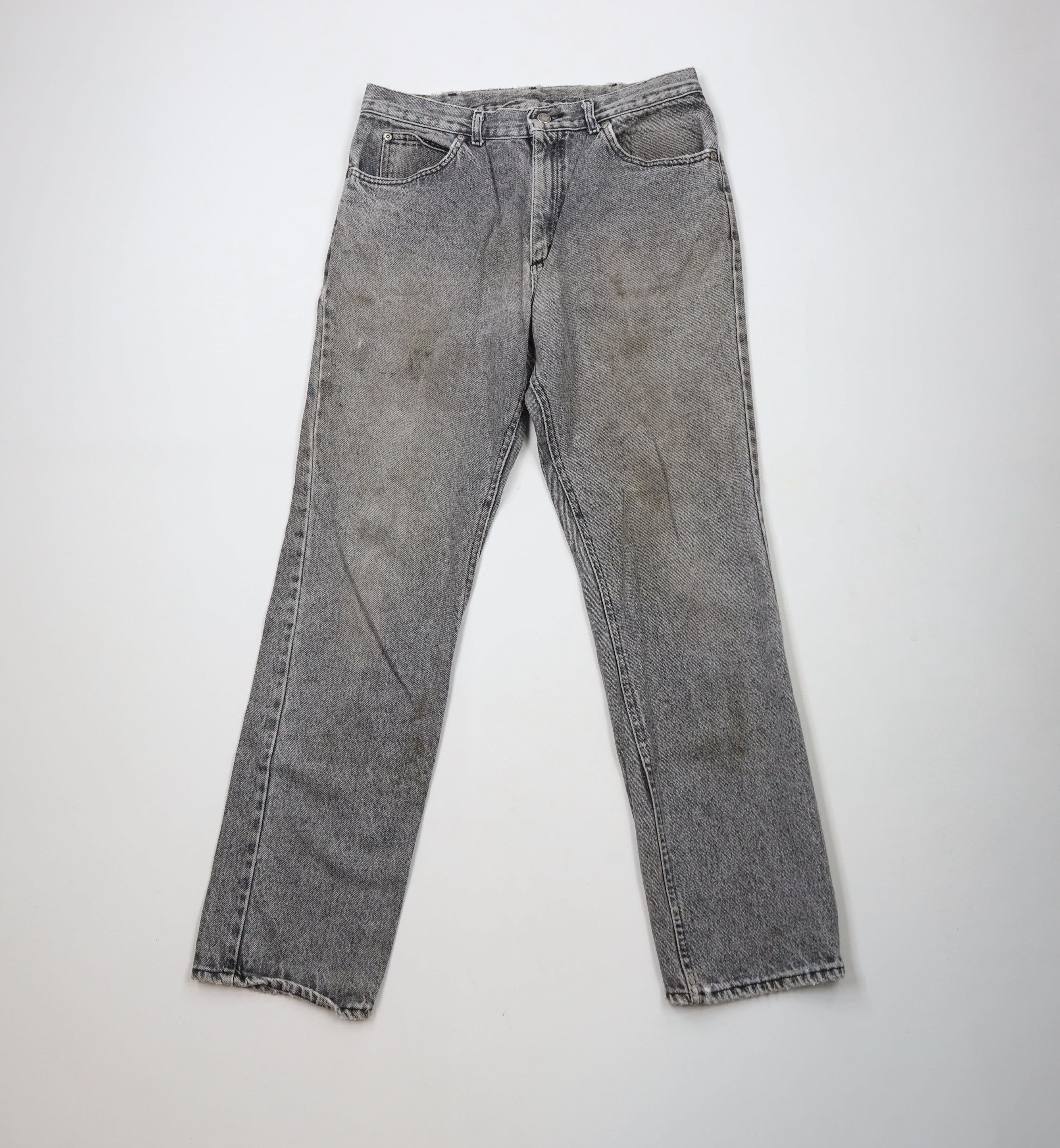 Lee × Vintage Vintage 90s Lee Acid Wash Straight Leg Denim Jeans USA Size US 32 / EU 48 - 1 Thumbnail