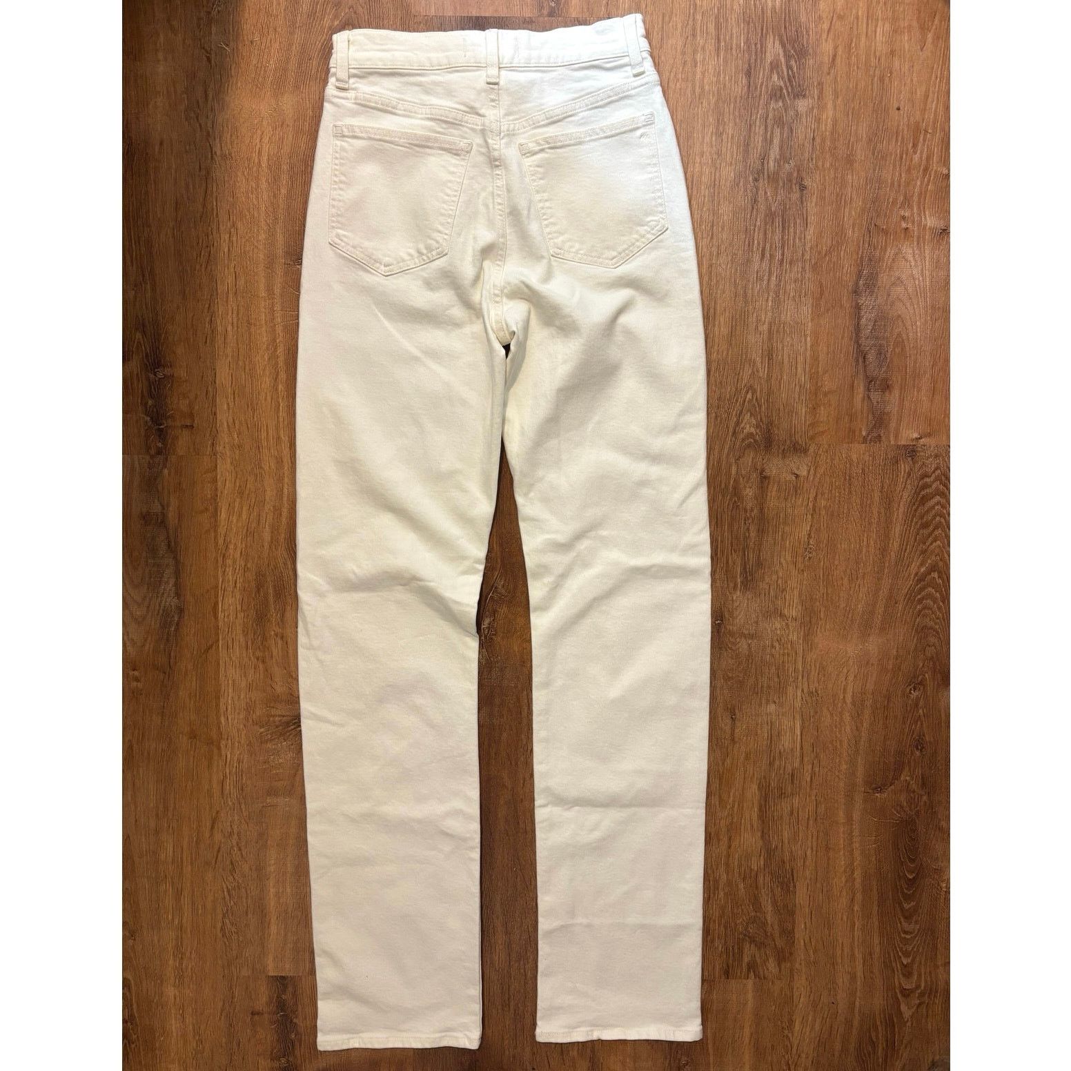 Madewell NWT Madewell The Tall '90s Straight Jean Tile White Size 25T Size 25" / US 0 / IT 36 - 8 Thumbnail