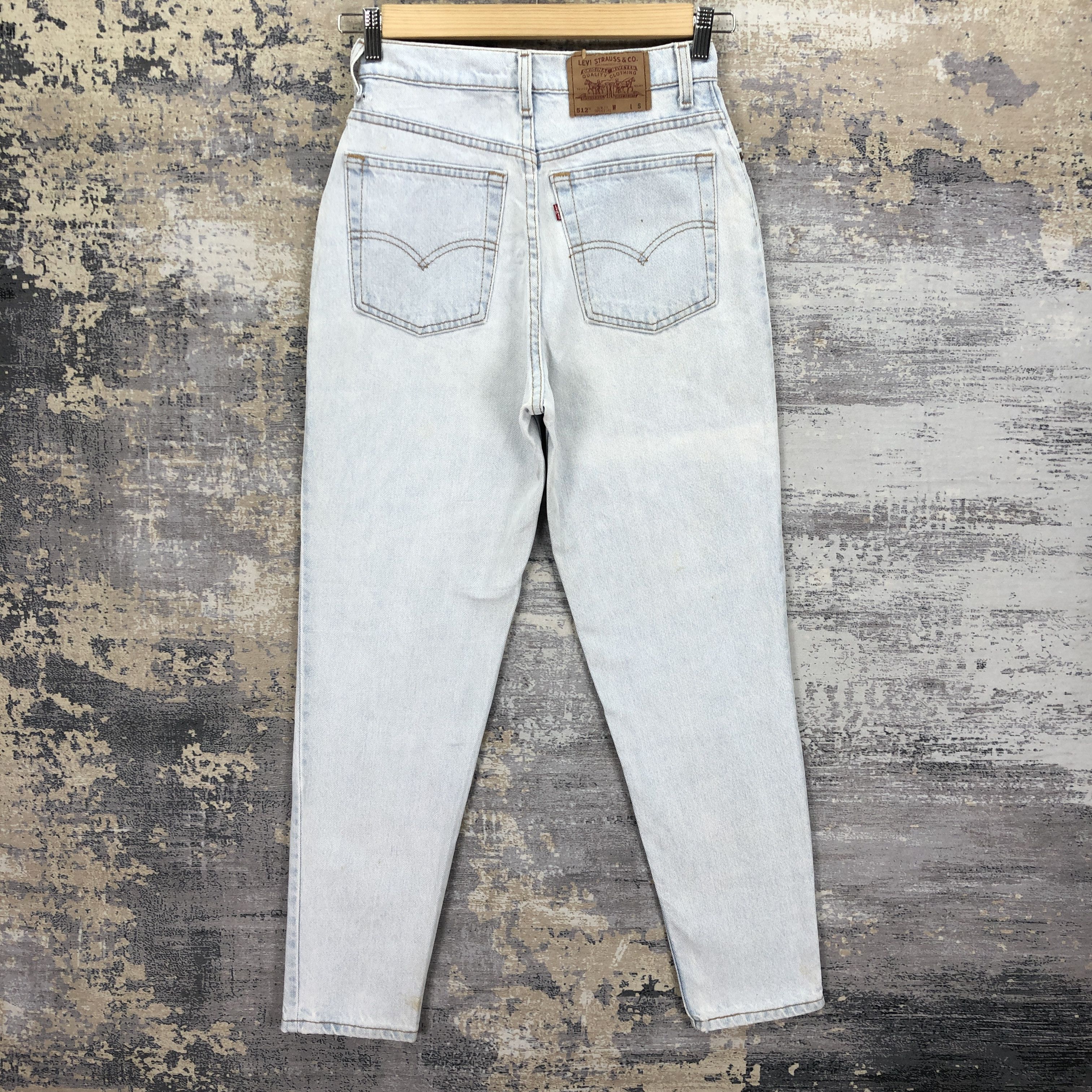 Levi's Vintage 90's Levis Sun Faded Jeans Levi's Light Wash Denim Size 24" / US 00 / IT 34 - 2 Thumbnail