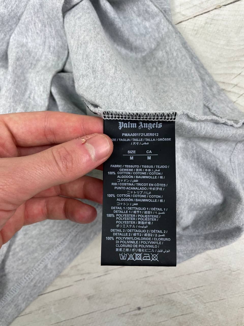 Palm Angels Palm Angels Logo Palm Tree T Shirt Basic Size US M / EU 48-50 / 2 - 5 Thumbnail