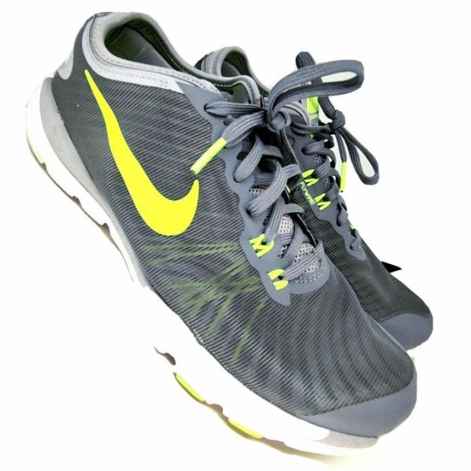 Nike Nike Flywire 7.5 Sneakers Gray Green Tennis Running Shoes L Size US 7.5 / IT 37.5 - 1 Thumbnail