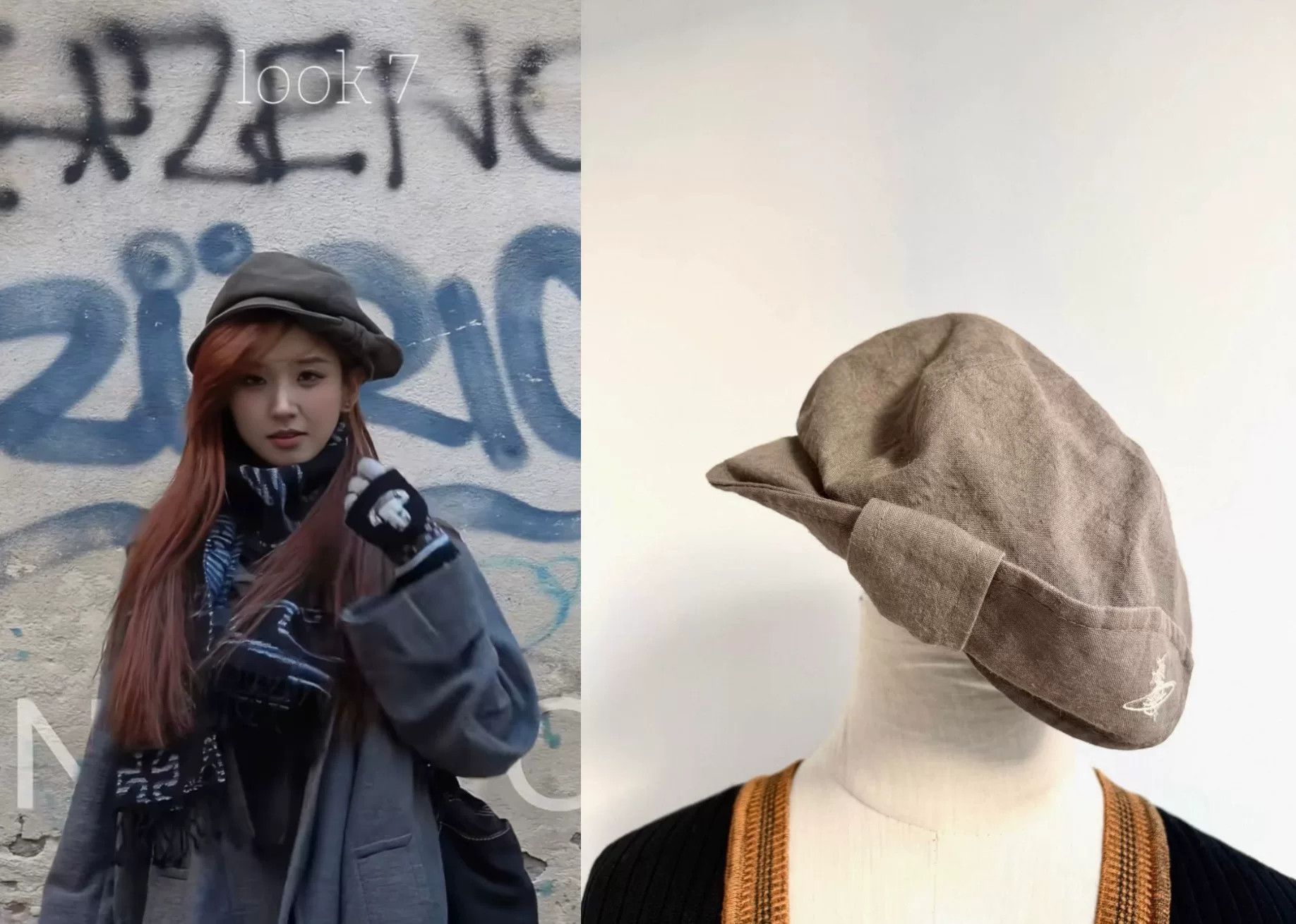 Vivienne Westwood vivienne westwood gray brown bow cap Size ONE SIZE - 1 Thumbnail