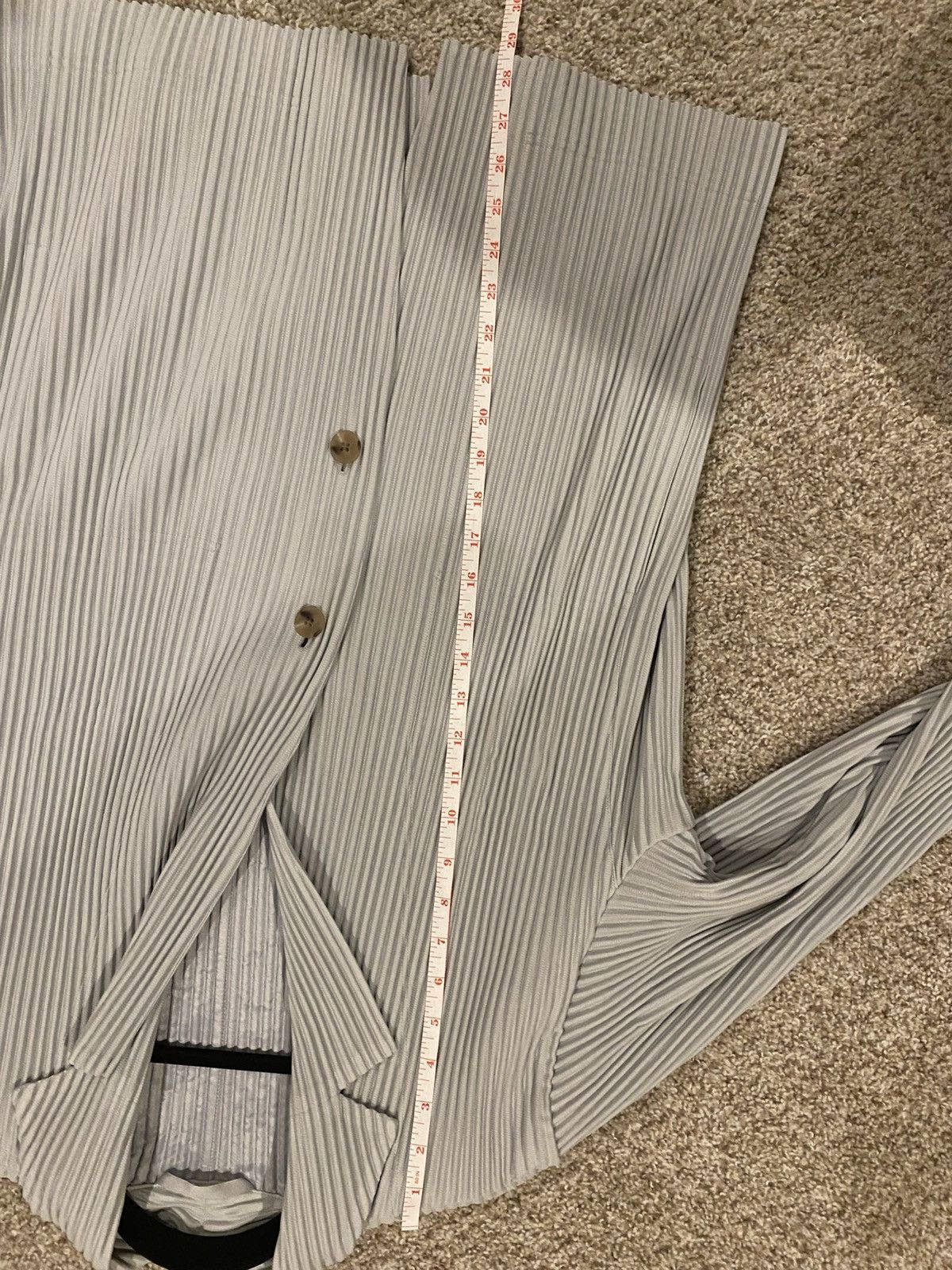 Homme Plisse Issey Miyake Homme Plisse 2-piece blazer grey (blazer sz 2 + pants sz 1) Size 38S - 12 Thumbnail