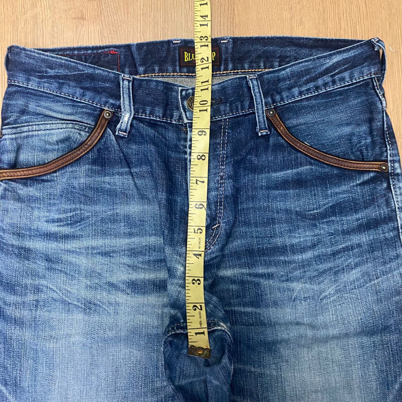 Edwin Vintage Edwin Blue Trip Distressed Denim Size US 31 - 5 Thumbnail
