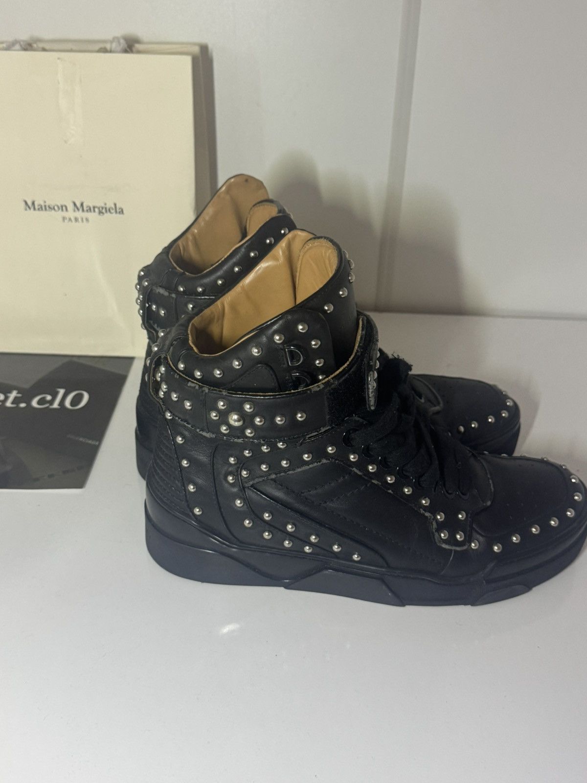 Givenchy ✅Givenchy shoes high top black 41 Size US 8 / EU 41 - 3 Thumbnail