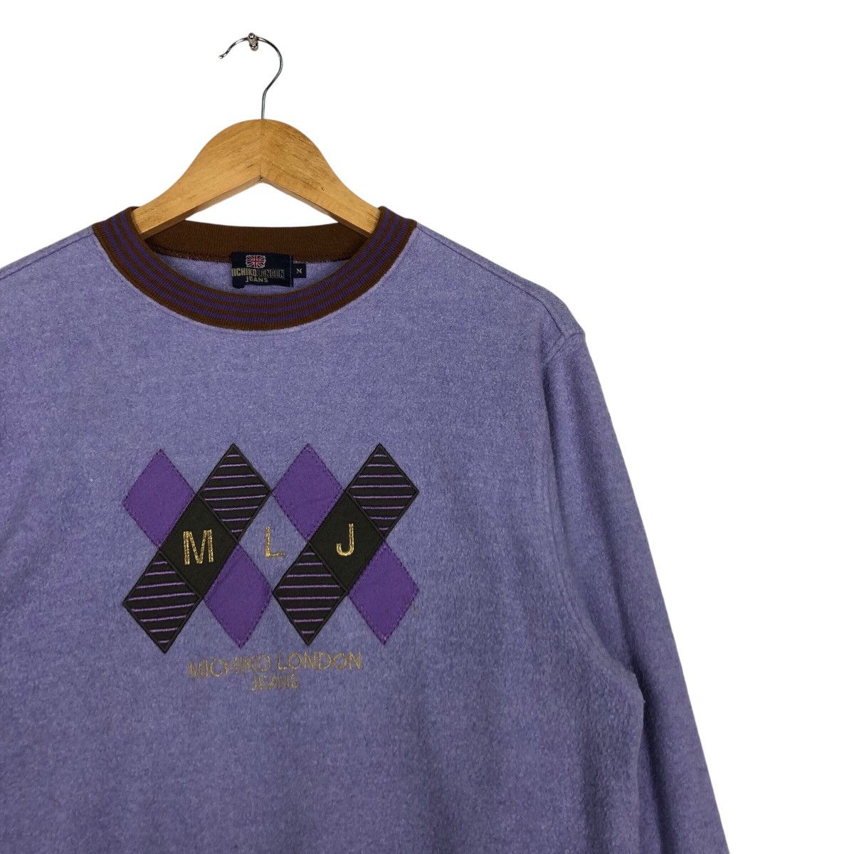 Michiko Koshino London × Vintage Vintage Michiko London Jean Sweatshirt Rare Pullover Small Size US S / EU 44-46 / 1 - 5 Thumbnail