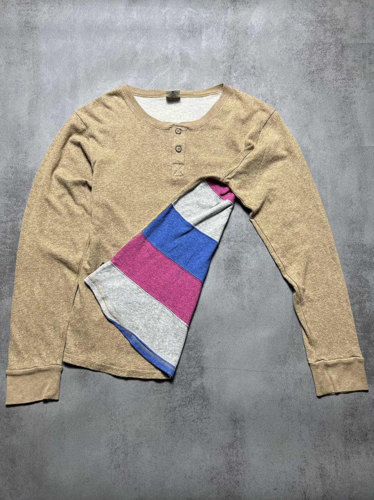 Japanese Brand Gohemp Longsleeve Henley Shirt Size US L / EU 52-54 / 3 - 2 Thumbnail