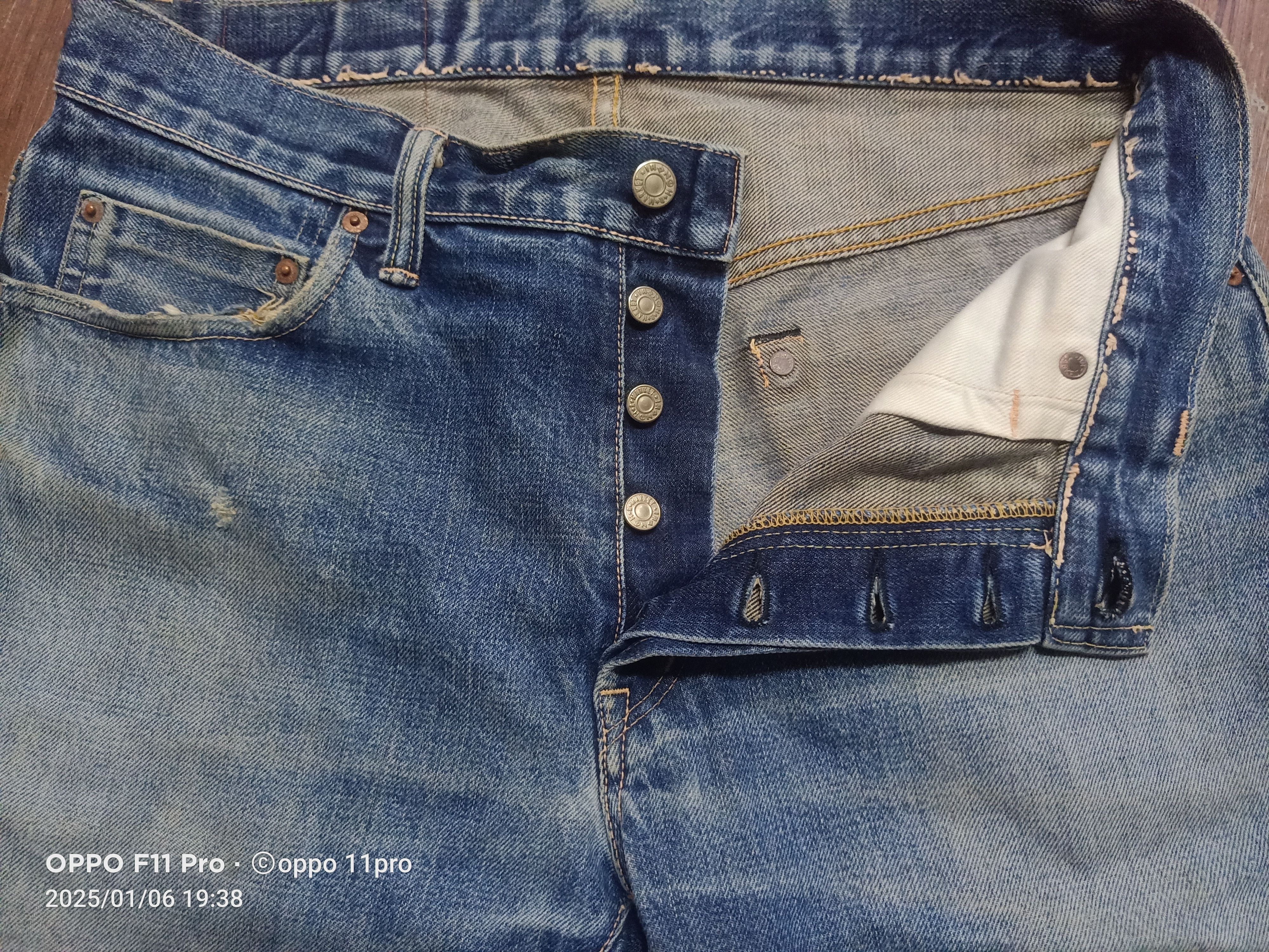 Blue Blue Japan × Japanese Brand 90s HR Market Denim Selvedge Short PAnts Size US 34 / EU 50 - 7 Thumbnail