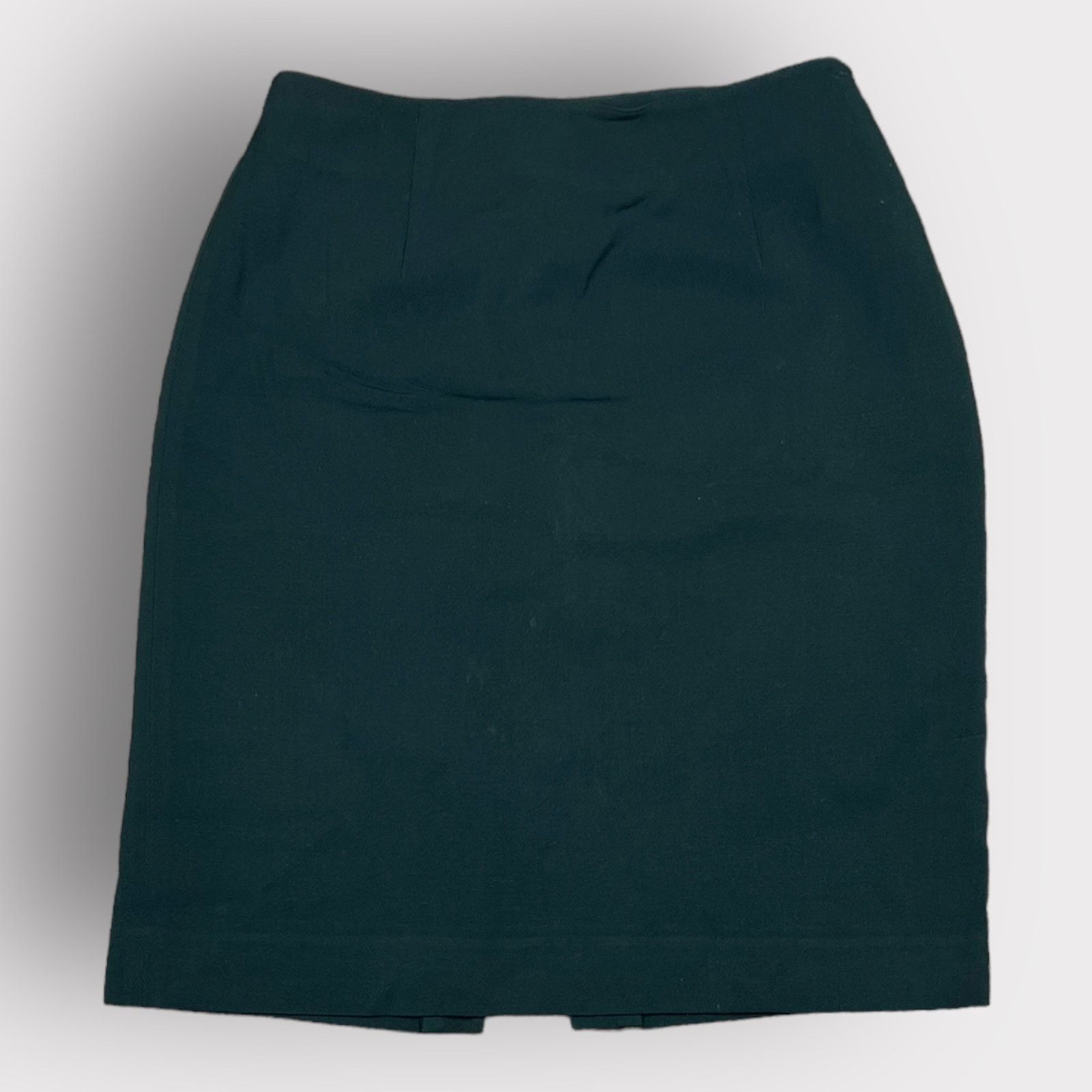 Jones New York Jones New York | Vintage Emerald Green Wool Pencil Skirt Size 30" / US 8 / IT 44 - 1 Thumbnail