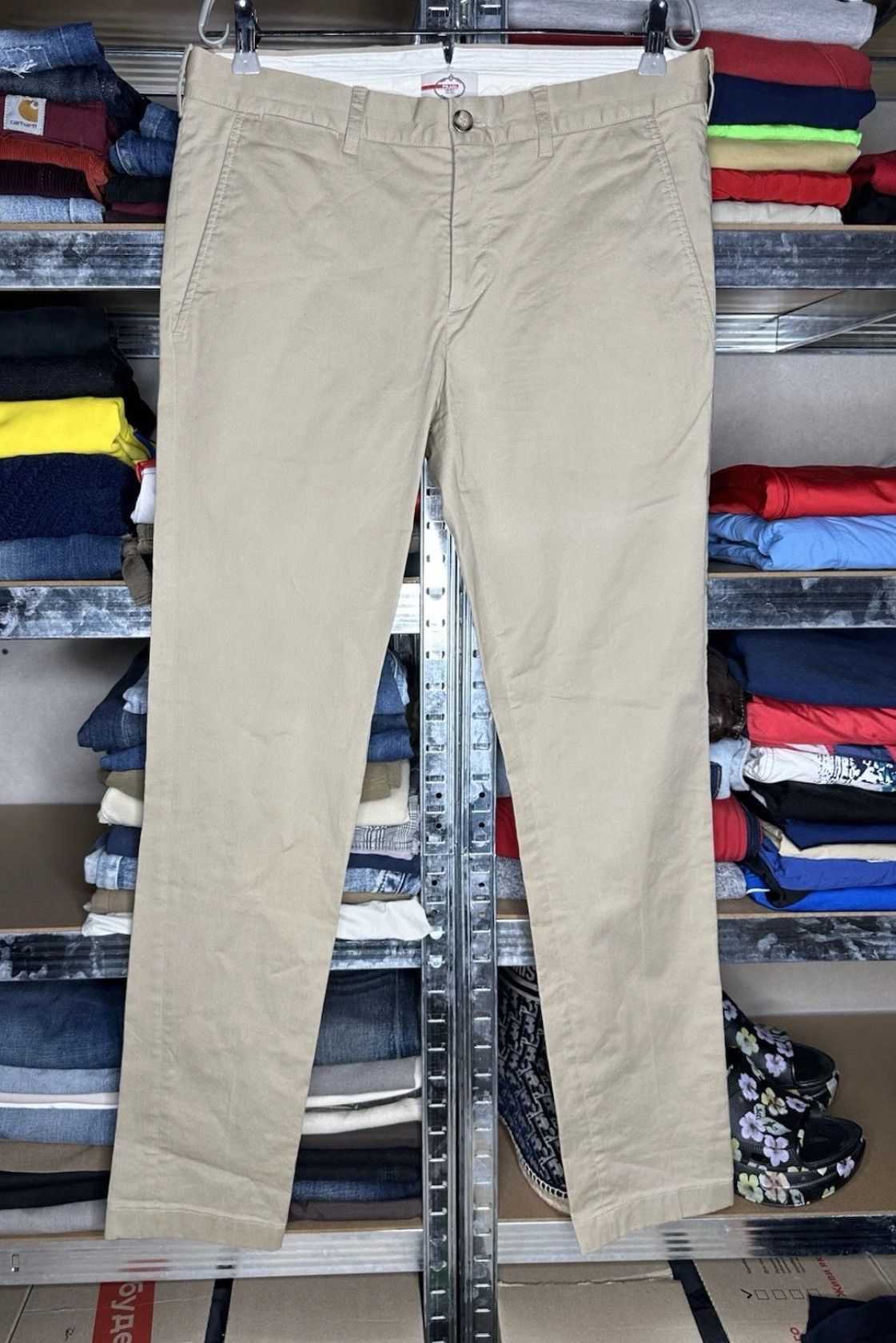 Prada Prada Milano Beige Cotton Pants Size 48 Chino Trousers Size US 32 / EU 48 - 1 Thumbnail