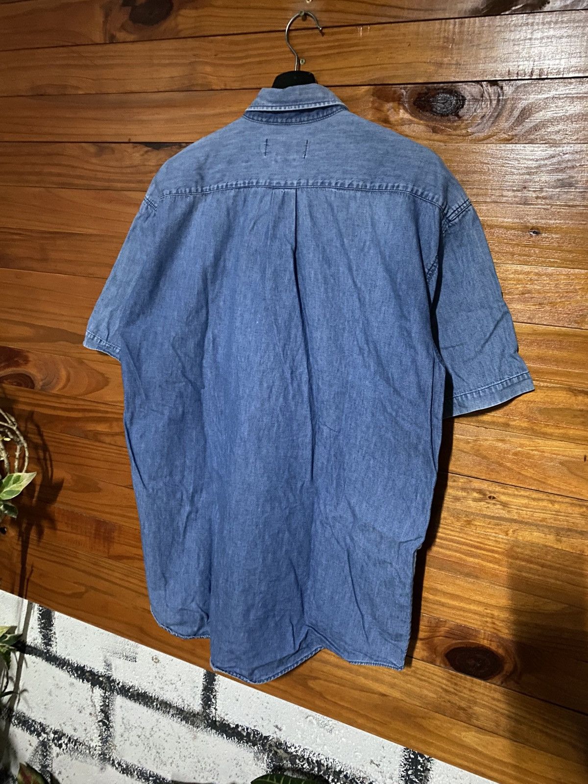 Polo Ralph Lauren Polo by Ralph Lauren Denim Short Sleeve Shirt | Classic Blue Size US L / EU 52-54 / 3 - 11 Thumbnail