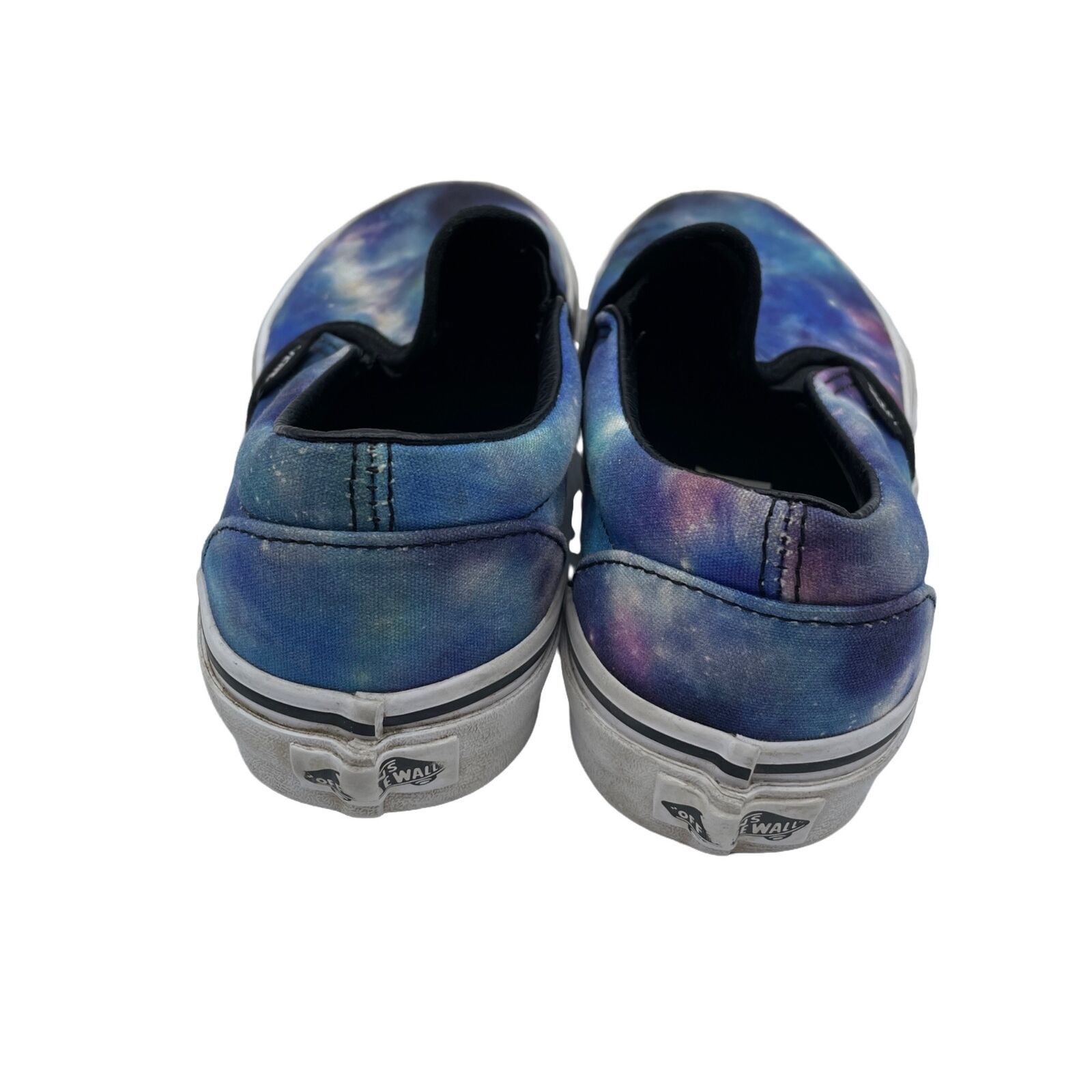 Vans Vans Classic Slip On Shoes Low Galaxy Blue White Mens 4.5 Size US 4.5 / IT 34.5 - 3 Thumbnail