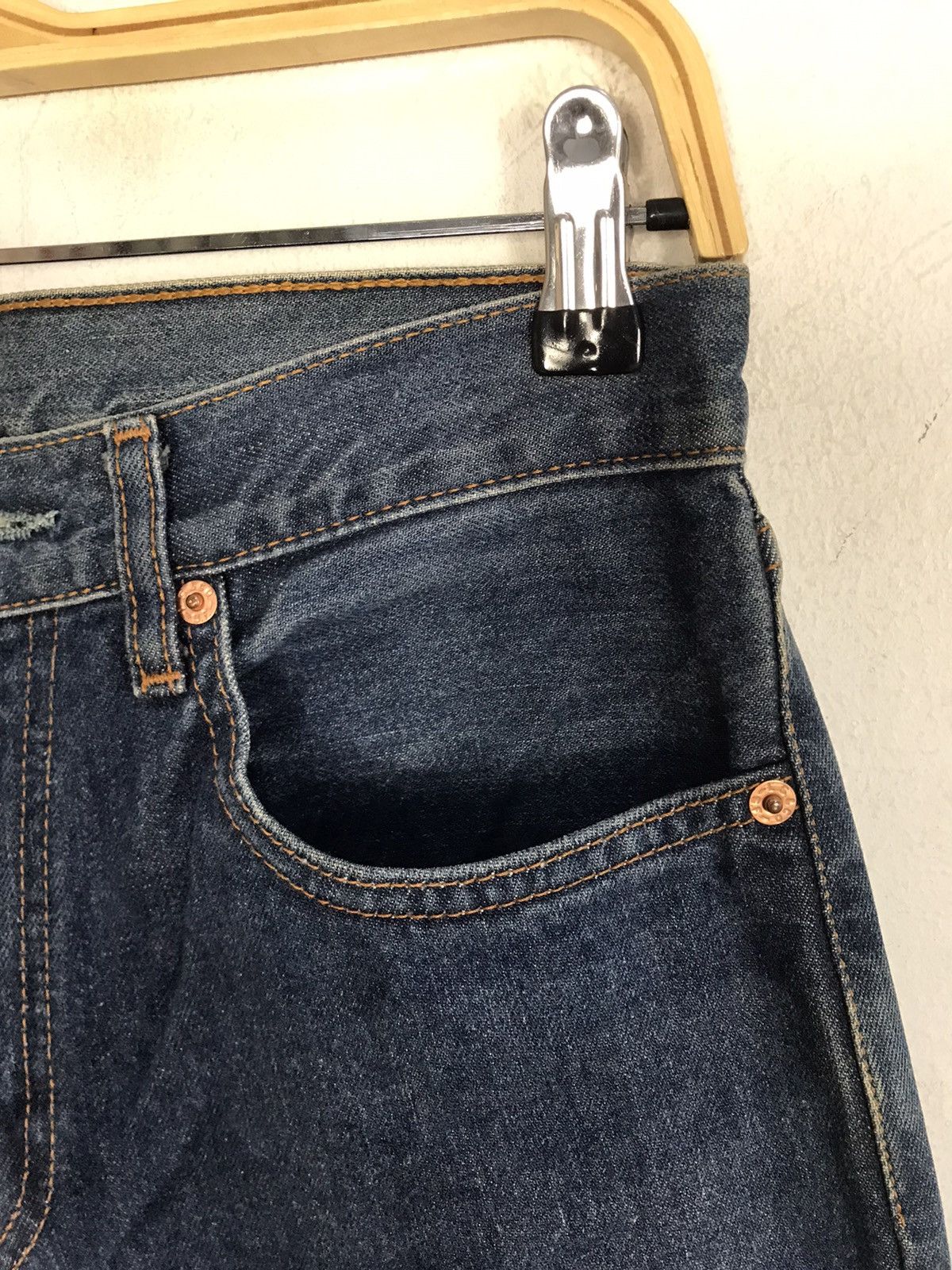 Levi's Levi's Lot 511 Zipper Indigo Denim Jeans Straight Leg Size US 29 - 5 Thumbnail