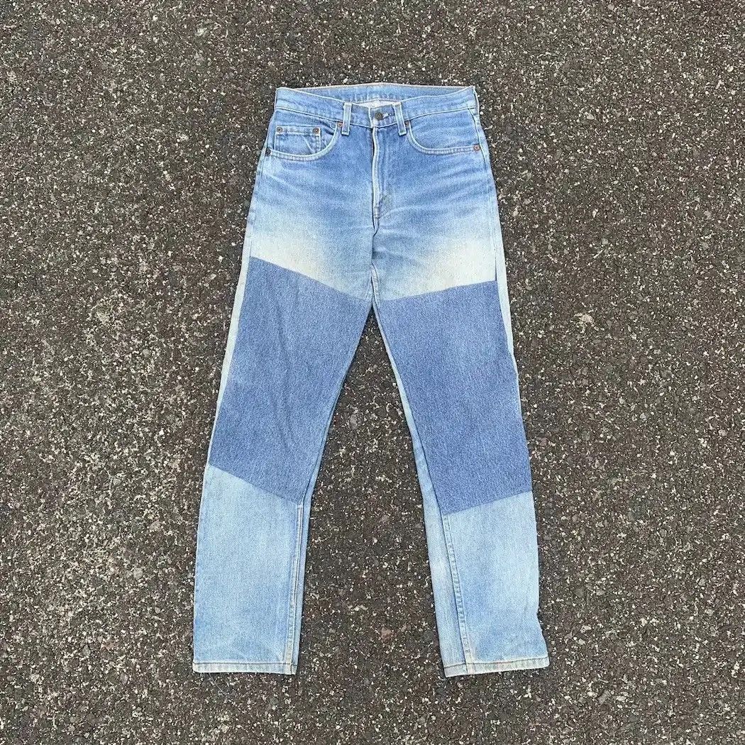 Levi's 💥 1980’s Vintage Levi’s 505 Jeans Custom Made W28 L30 Pants Size US 28 / EU 44 - 1 Thumbnail