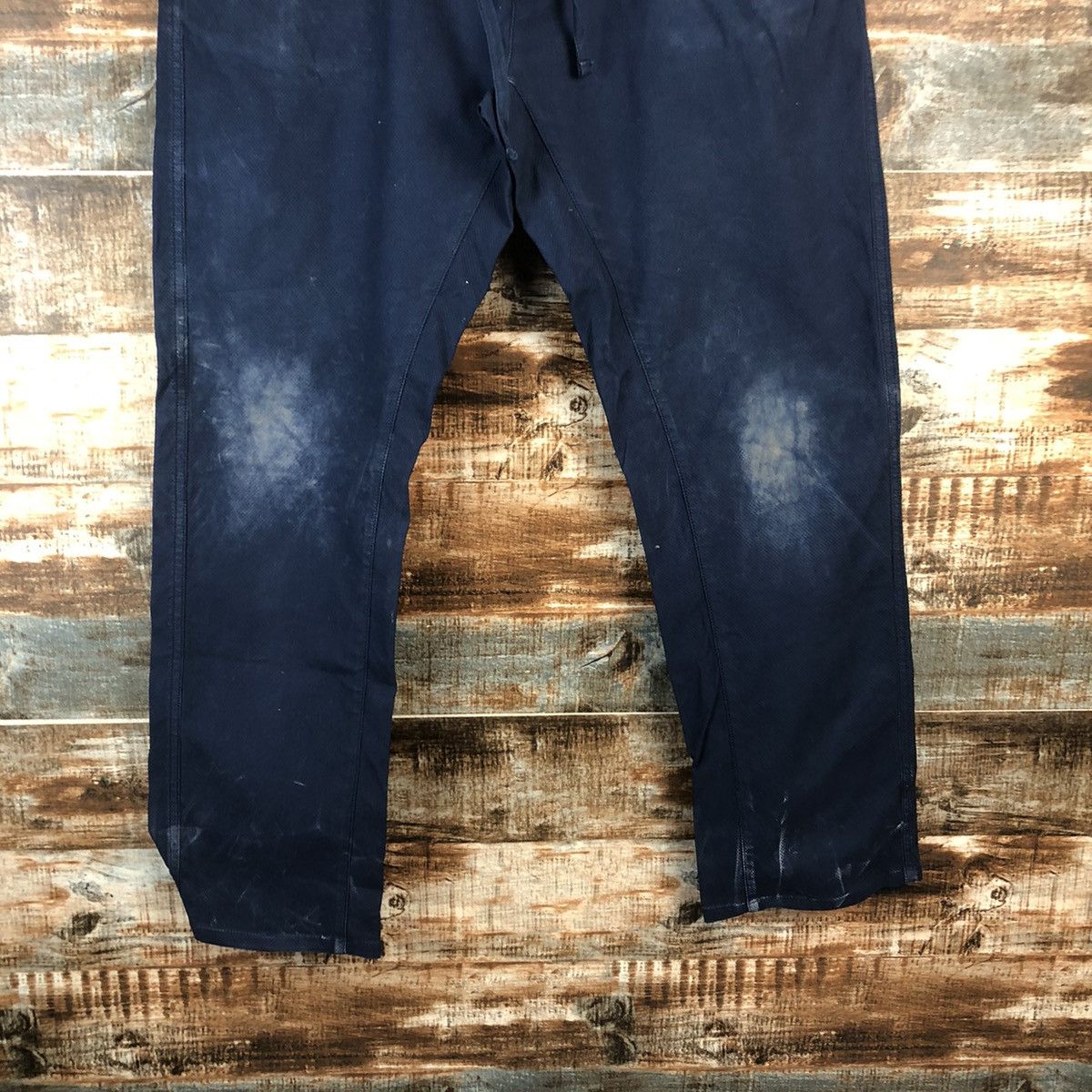 Japanese Brand DL Dope Drakkar Dark Blue Cargo Multipocket Pants #C736 Size US 32 / EU 48 - 6 Thumbnail