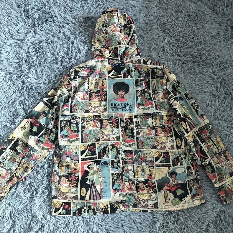 Prada Prada Size 44 Comic jacket two-dimensional windbreaker 2501 Size US S / EU 44-46 / 1 - 3 Thumbnail