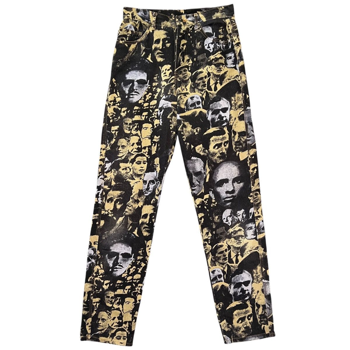 Jean Paul Gaultier Jean Paul GAULTIER 1992AW Face Printed Vest & Pants Set-up Size US 44 / EU 60 - 13 Thumbnail
