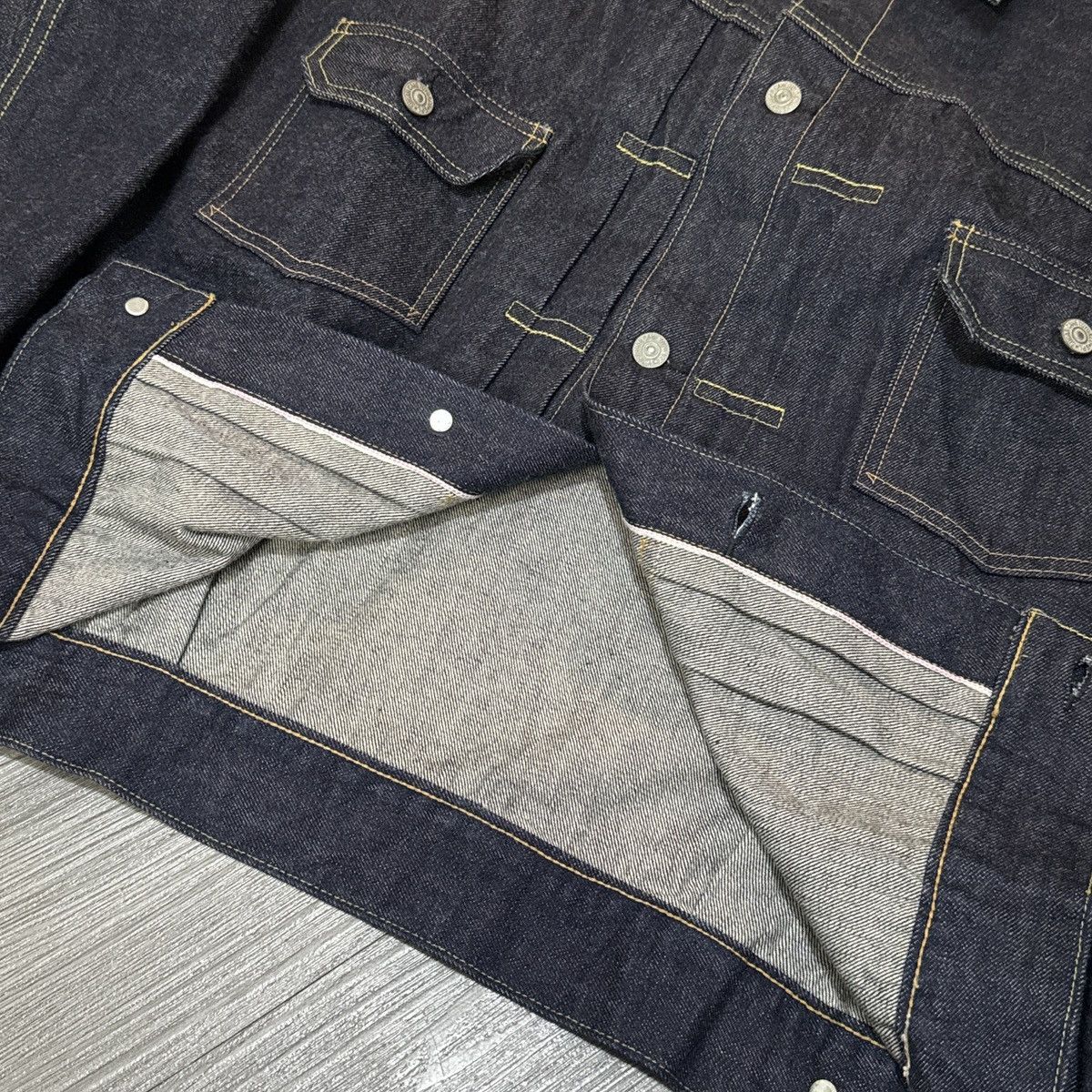 Sugar Cane Sugar Cane 14.25oz 1953 Type II Denim Jacket – Indigo Size US XL / EU 56 / 4 - 9 Thumbnail