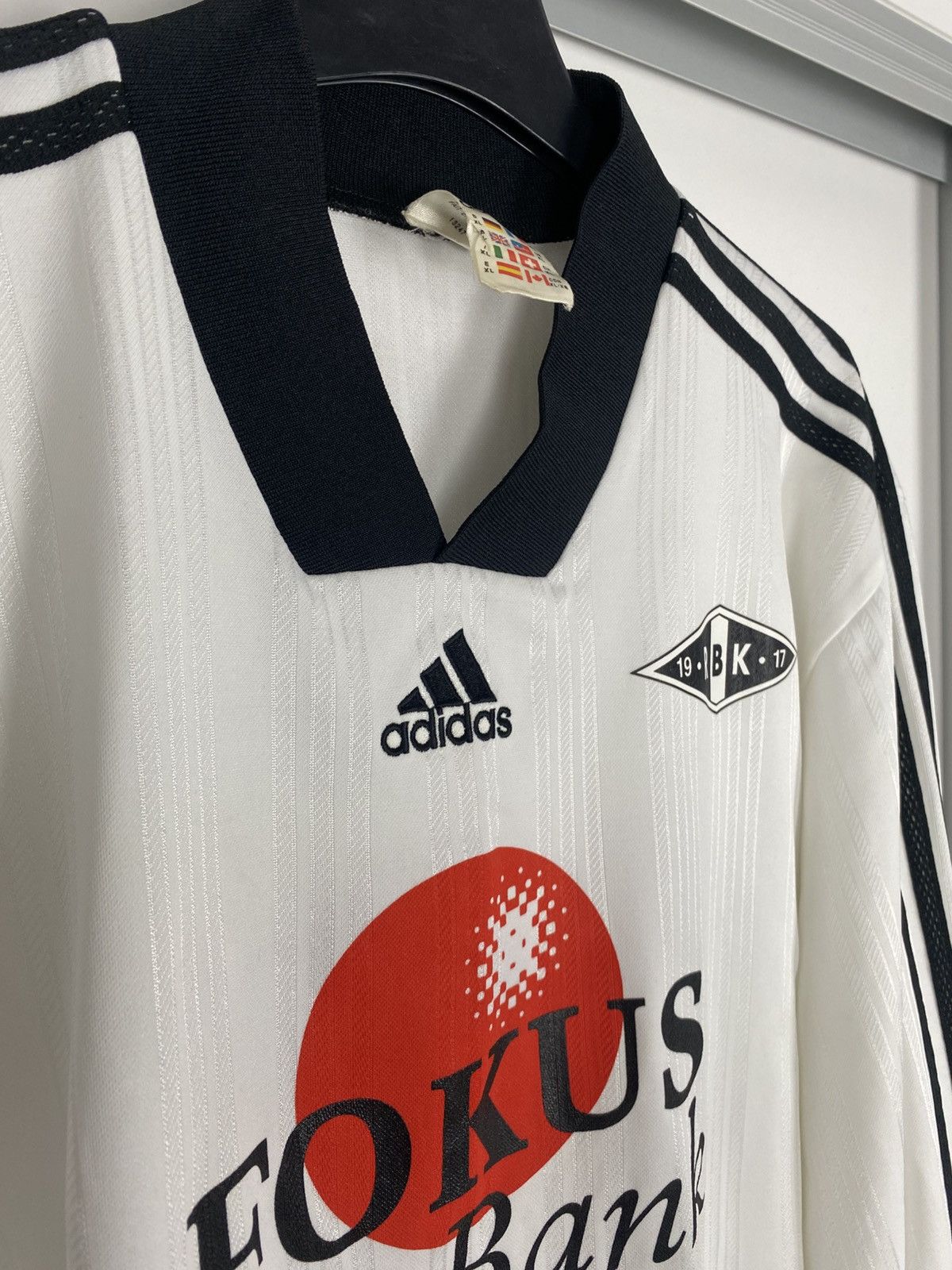 Adidas Rosenborg BK Home Longsleeve 1999 2000 Trondheim XL fokus Size US XL / EU 56 / 4 - 3 Thumbnail