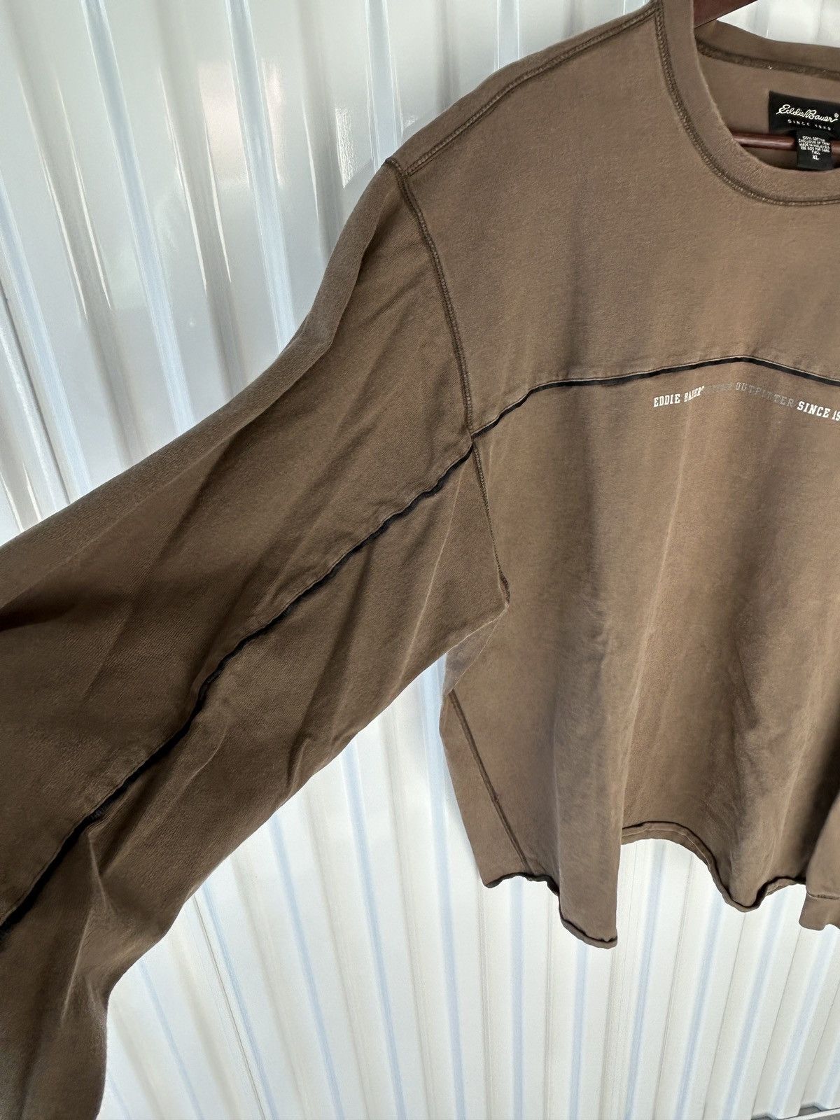 Eddie Bauer Vintage Y2K Eddie Bauer Sport Longsleeve Baggy Oversized Size US XL / EU 56 / 4 - 4 Thumbnail