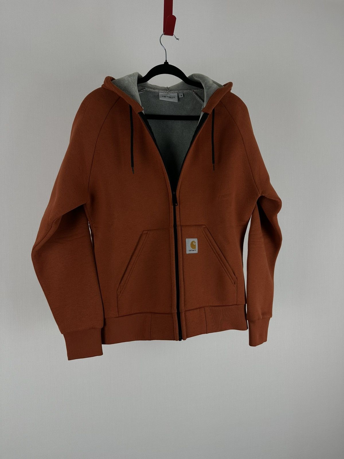 Carhartt Carhartt Zip-Up Hoodie Orange Full Zip Sweatshirt Size Small Size US S / EU 44-46 / 1 - 2 Thumbnail
