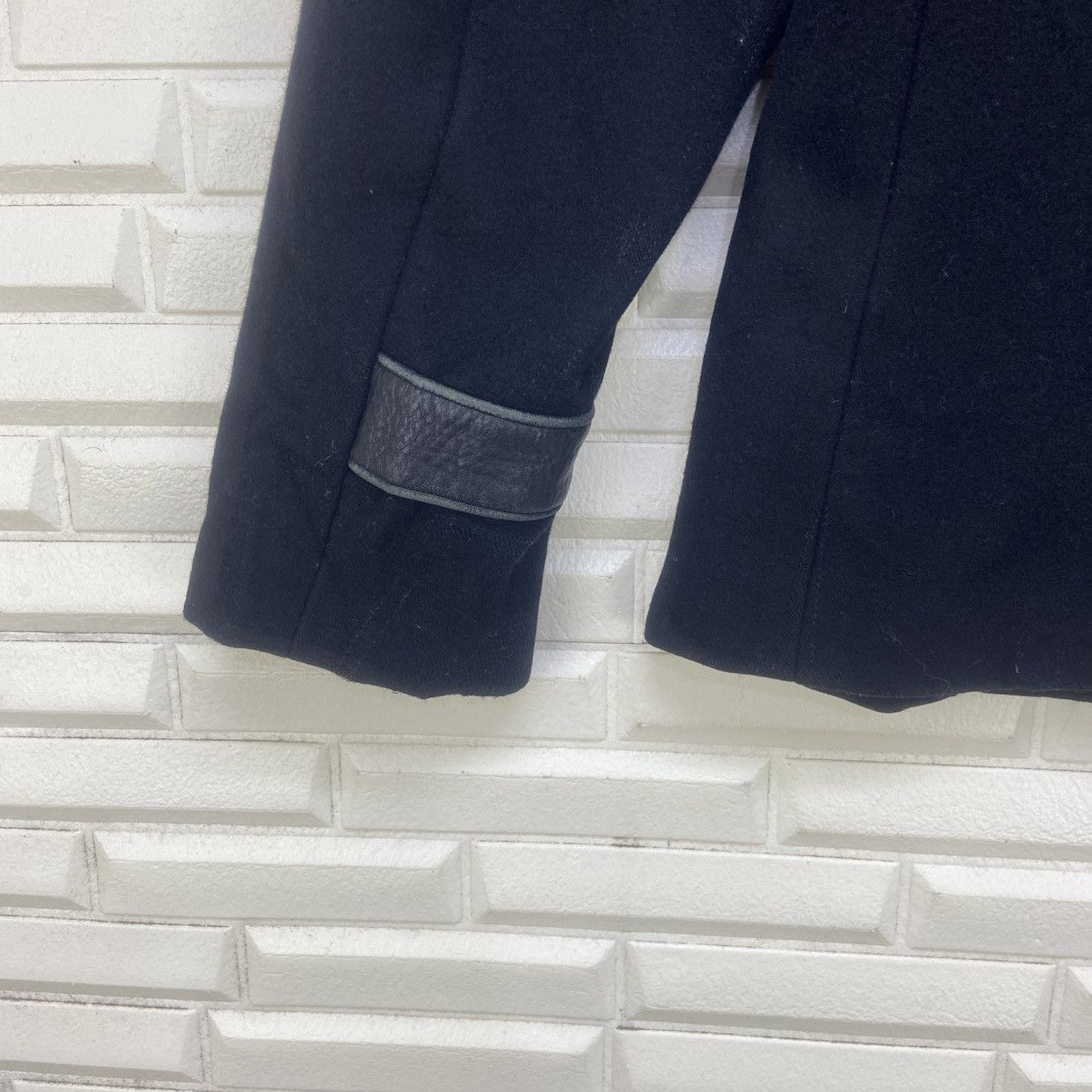 FDMTL Scanner Fundamental FDMTL Street Fashion Leather Wool Coat Size US XS / EU 42 / 0 - 10 Thumbnail