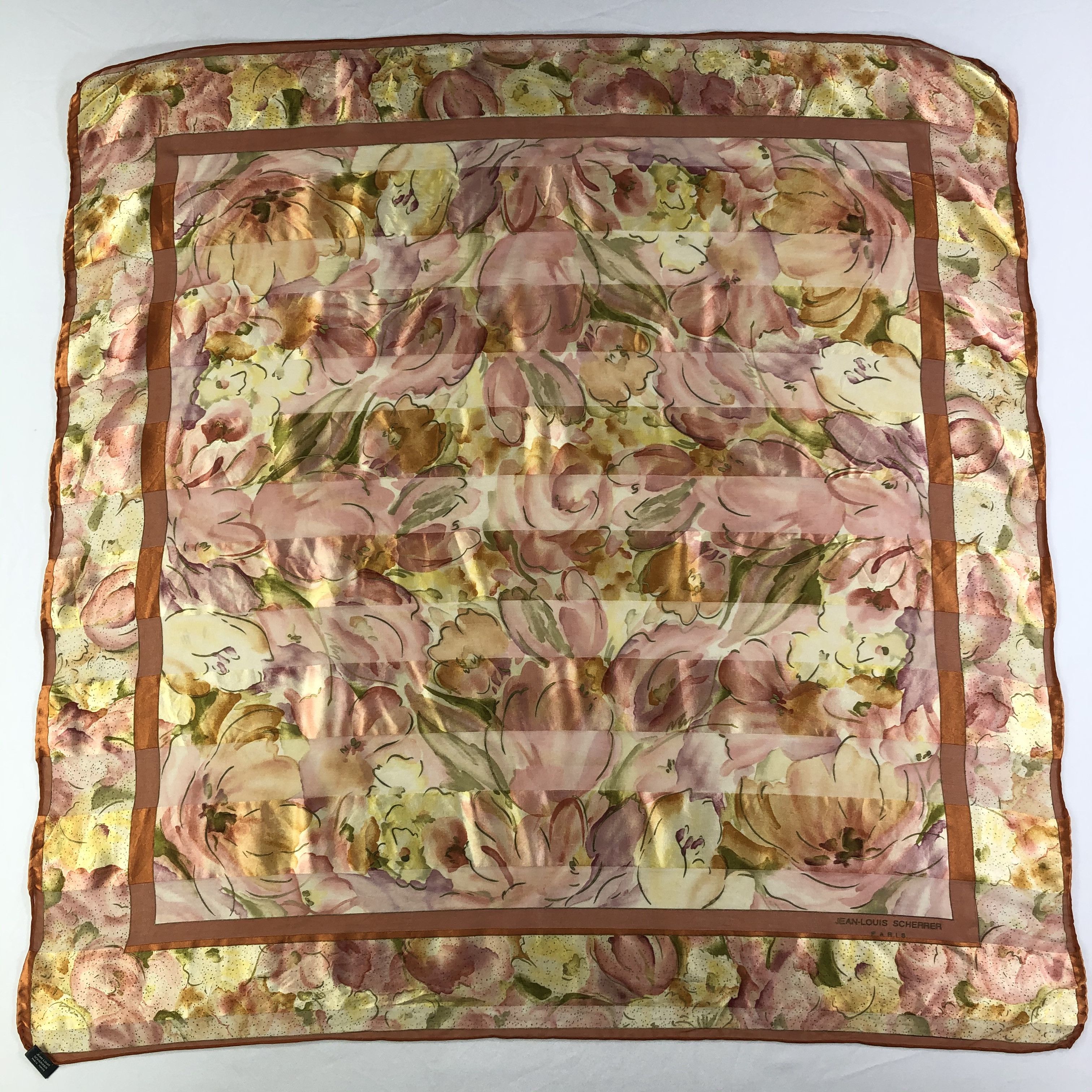 Jean-Louis Scherrer × Vintage Vintage Jean Louis Scherrer Silk Scarf Size ONE SIZE - 2 Thumbnail