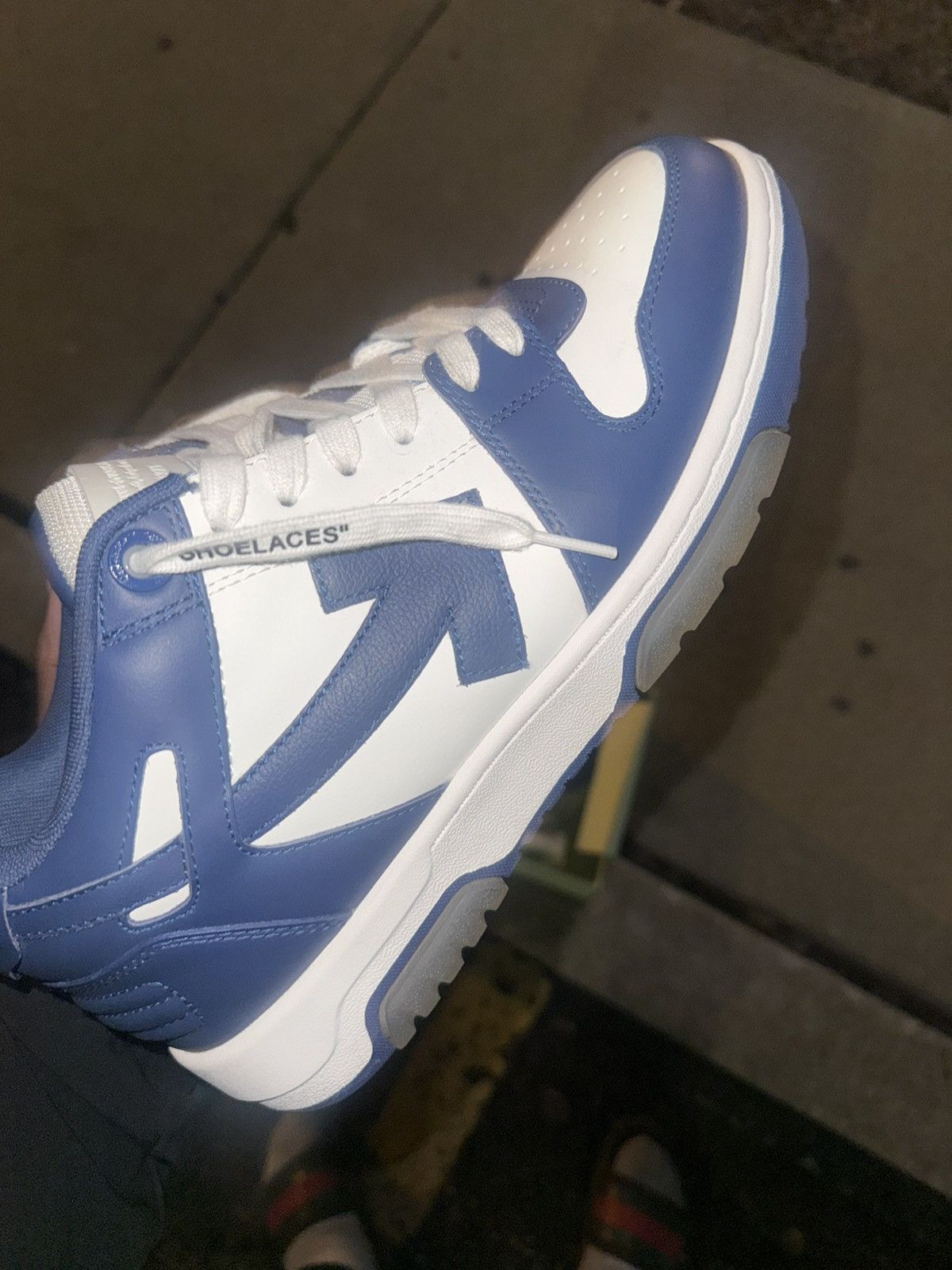 Off-White Off-White Out of Office Dark Blue White Size US 10 / EU 43 - 5 Thumbnail