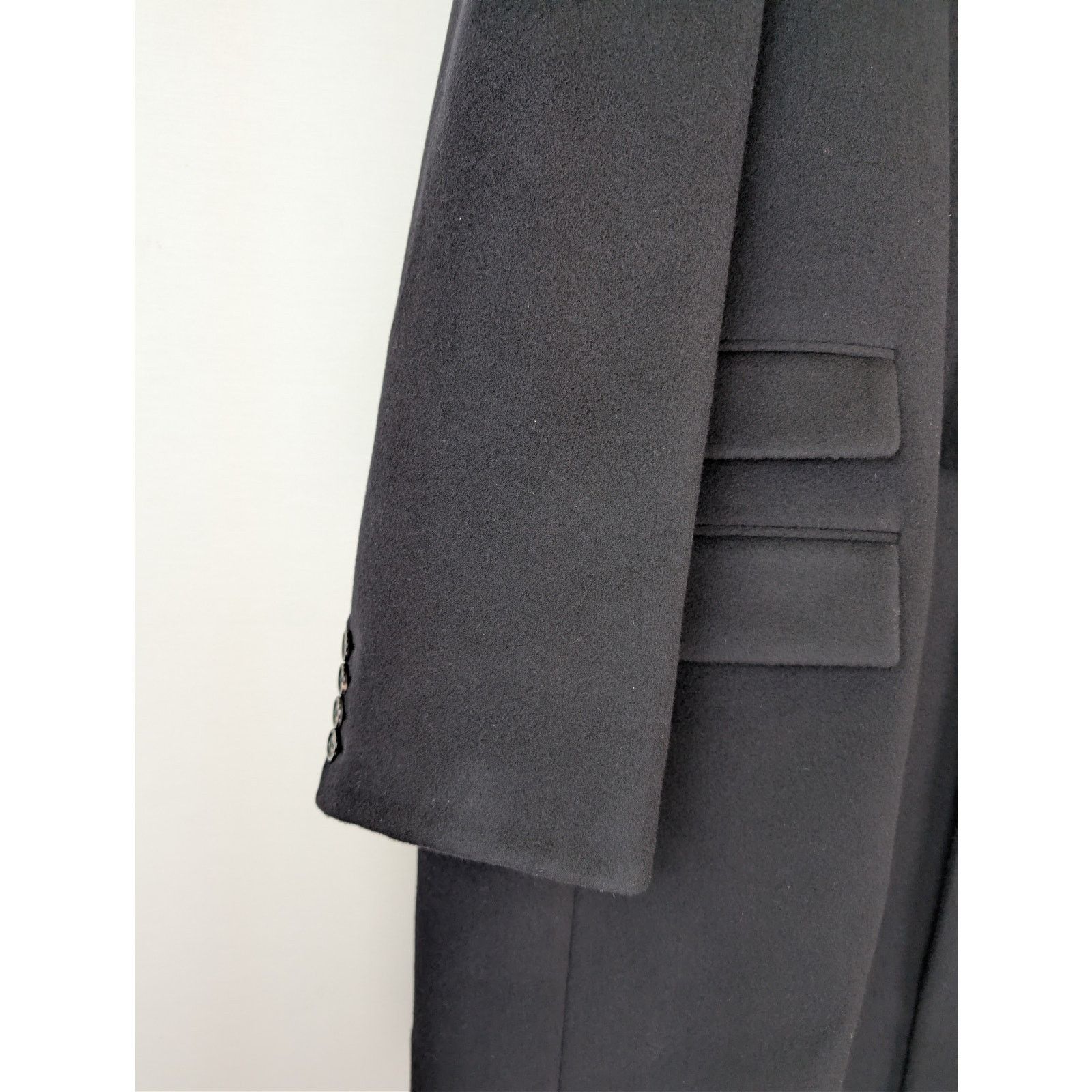 Saint Laurent Paris o1rshd1 Manteau Oversize Brosse oversized brush coat Black Size US M / EU 48-50 / 2 - 5 Thumbnail