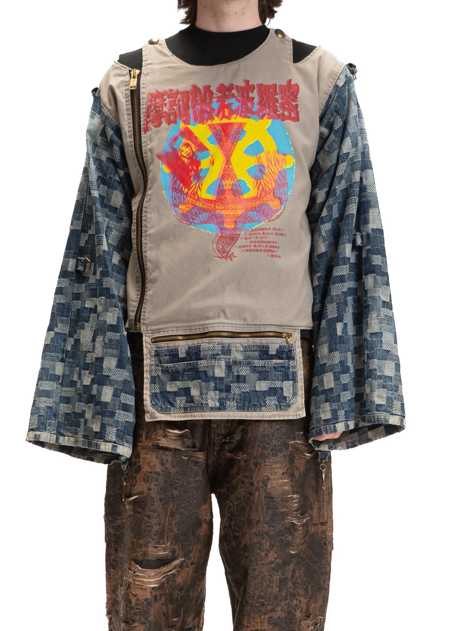 Blackmeans Blackmeans Destroy Boro Top Size US M / EU 48-50 / 2 - 1 Thumbnail