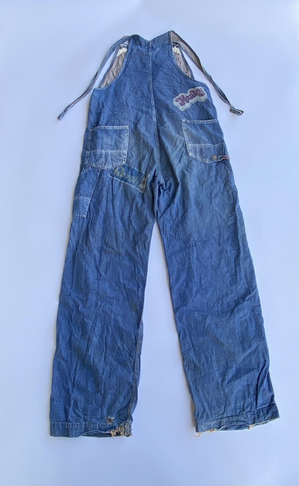 Other Vintage Hysteria Glamour Overalls Patchwork Clothing Blue M Size 32" / US 10 / IT 46 - 9 Thumbnail