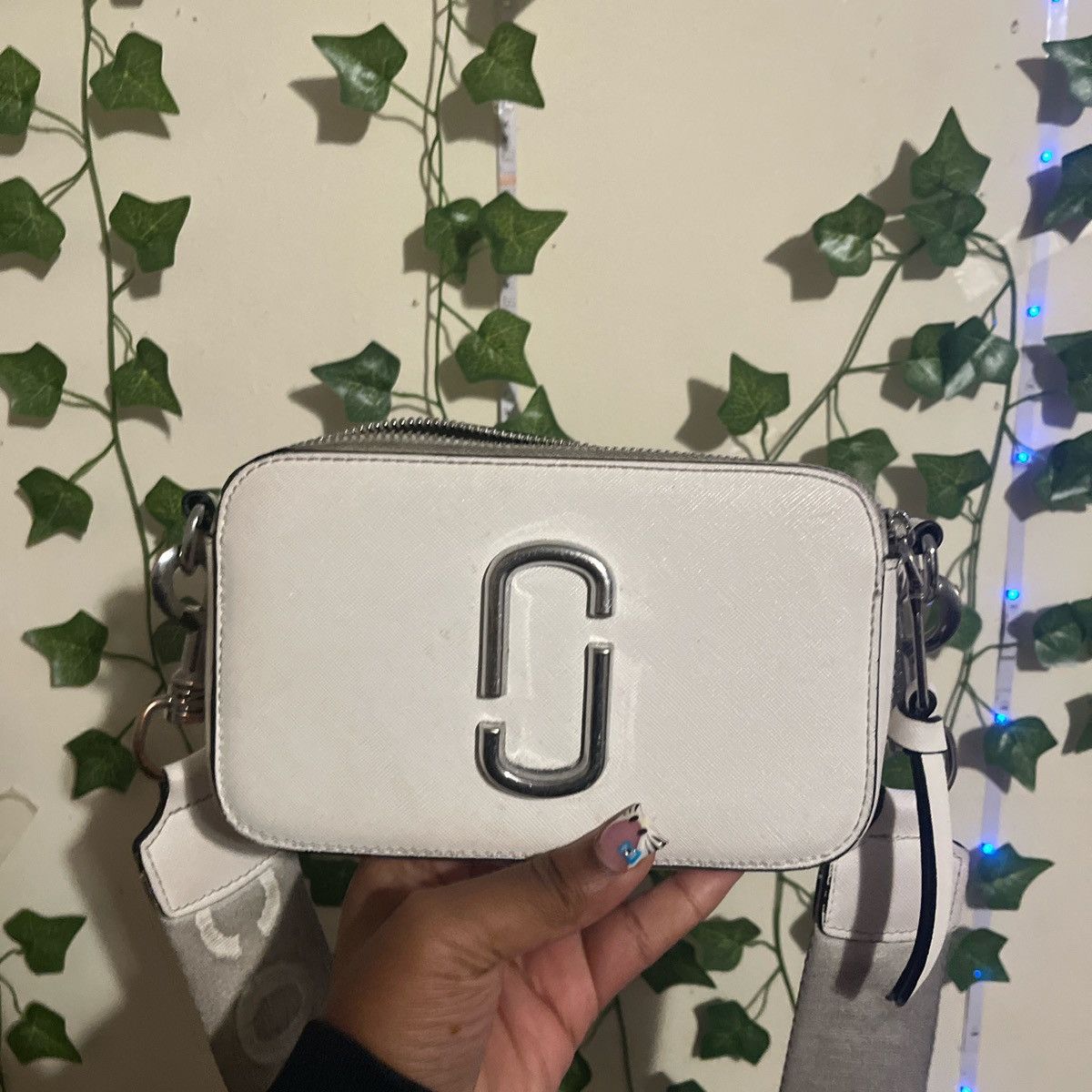 Marc by Marc Jacobs White and Silver Marc Jacob Size ONE SIZE - 1 Thumbnail