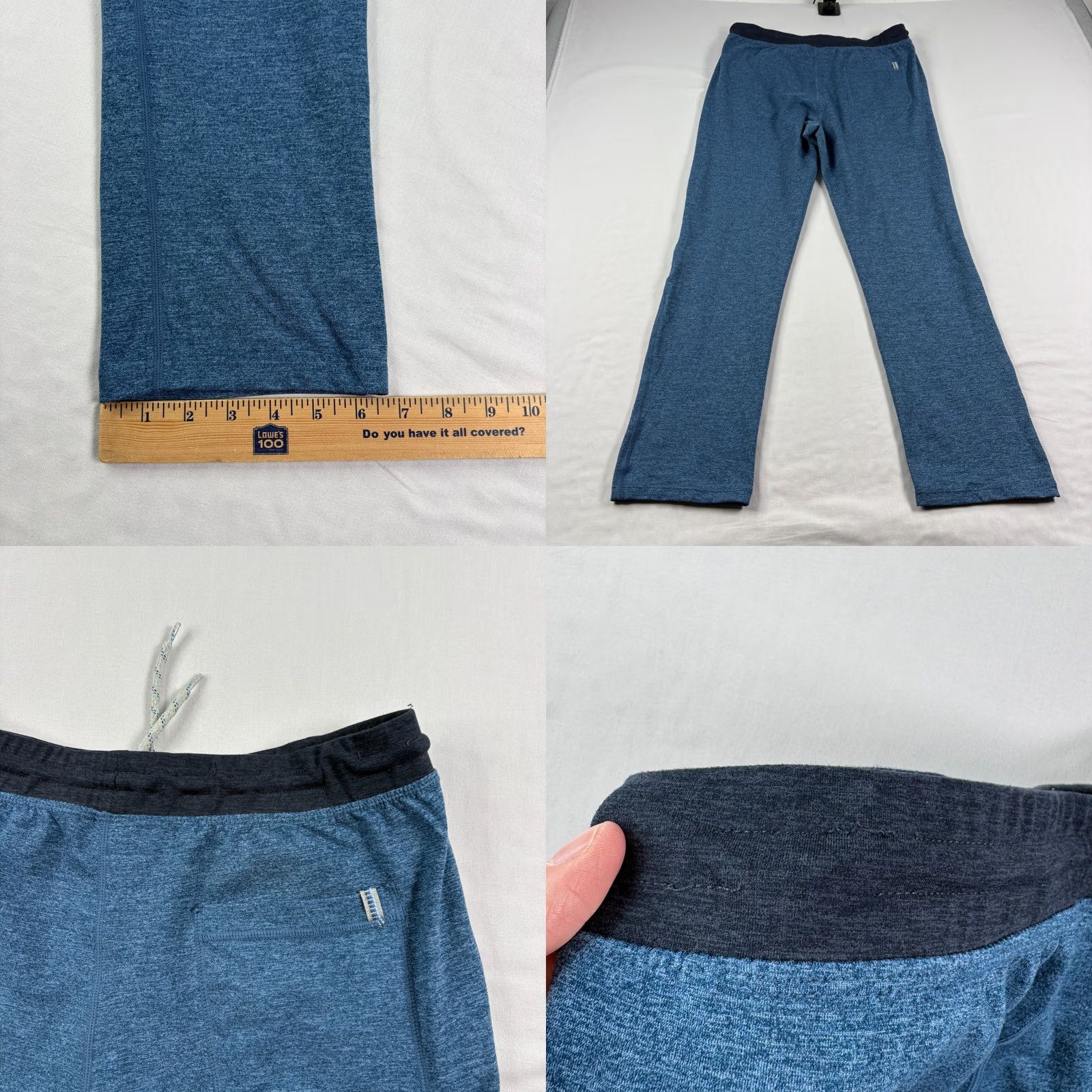 Marine Layer Marine Layer Pants Mens M Blue Weekend Sport Stretch Sweat Casual Regular Mens Size US 31 - 8 Thumbnail
