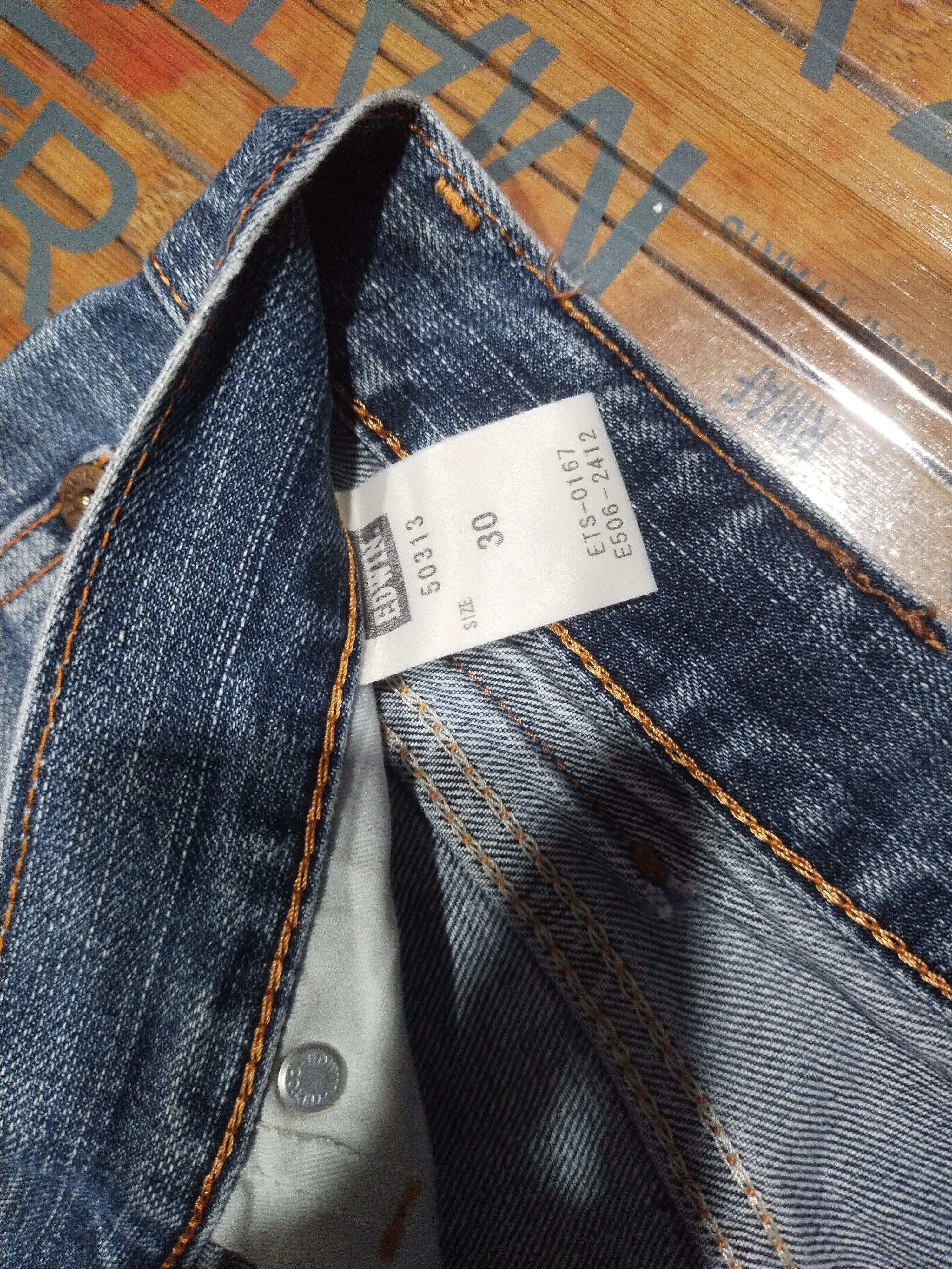 Edwin × Japanese Brand × Vintage Jeans Edwin 503 "Vintage" Sz 30" Size US 30 / EU 46 - 10 Thumbnail