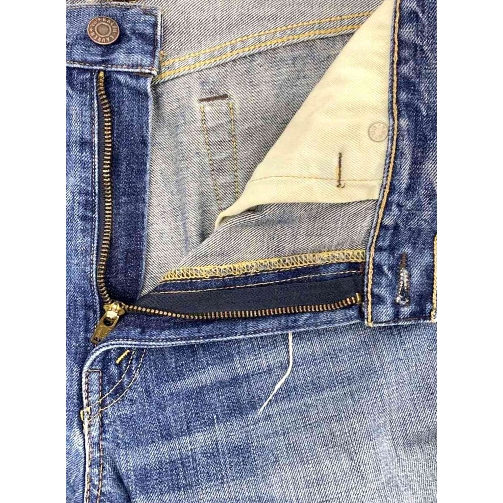 Ralph Lauren RRL Ralph Lauren Slim Narrow Jeans Size 36×32 Indigo Cotton Men Jeans Slim Straight 32in Inseam Mens Size US 36 / EU 52 - 3 Thumbnail