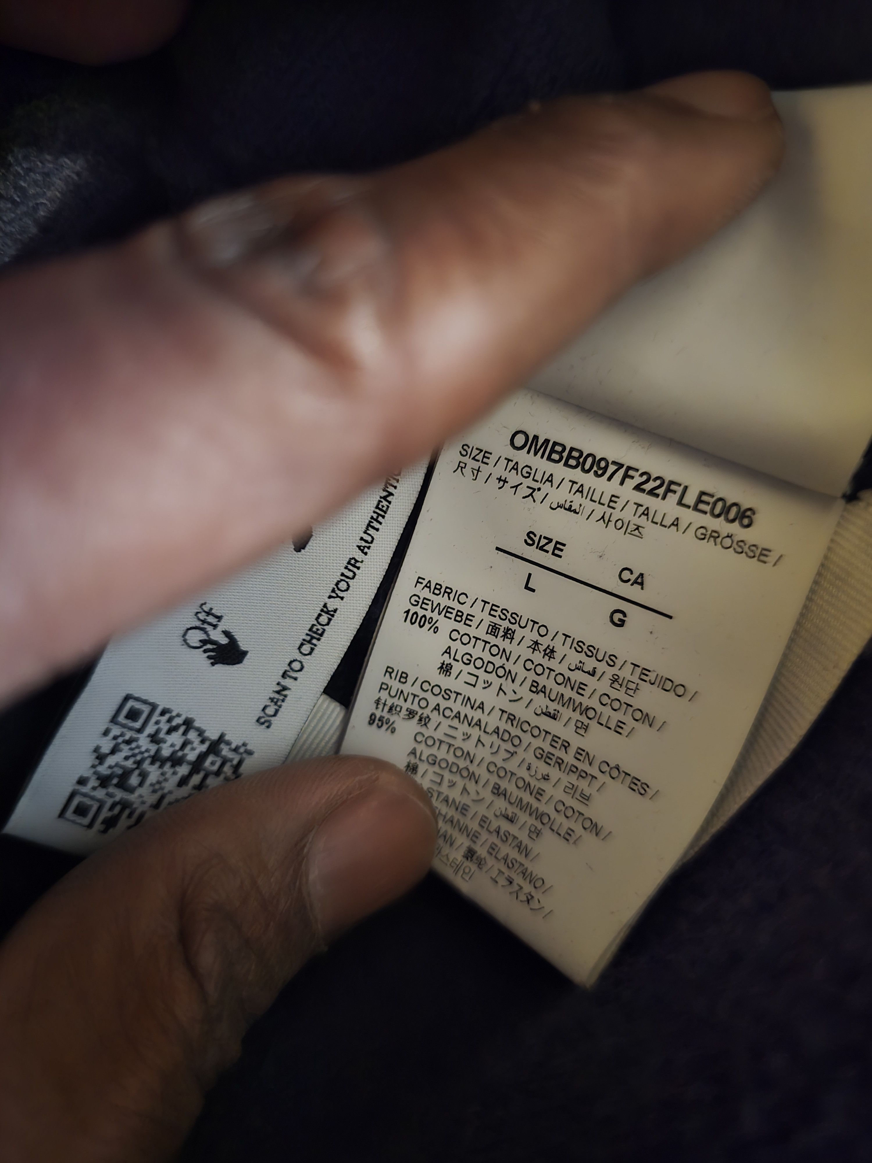 Off-White Off-White Thunder Hoody sz L Size US L / EU 52-54 / 3 - 6 Thumbnail