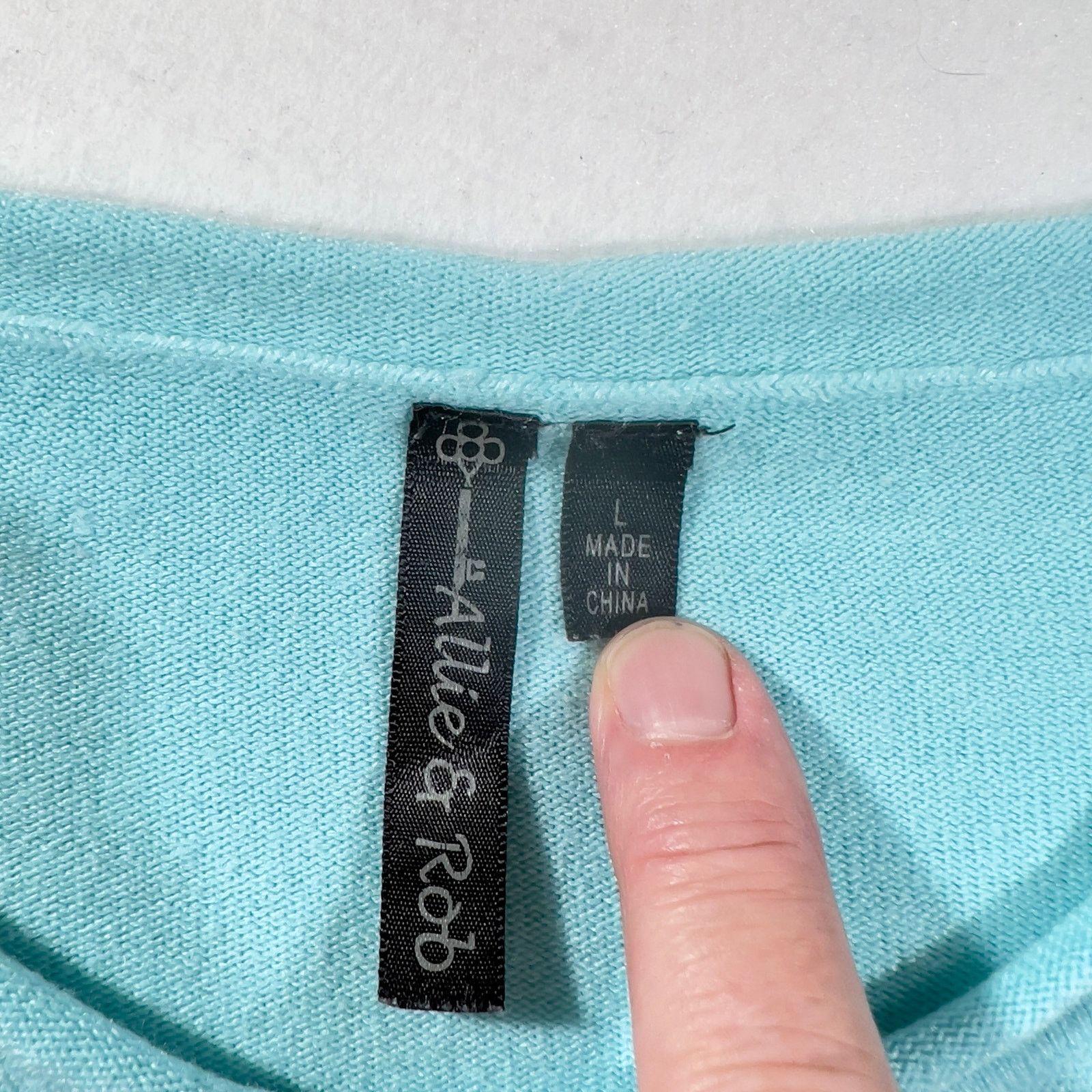 Other Allie & Rob Flare Hem Tunic Woman's Large Blue Green Teal Size L / US 10 / IT 46 - 2 Thumbnail