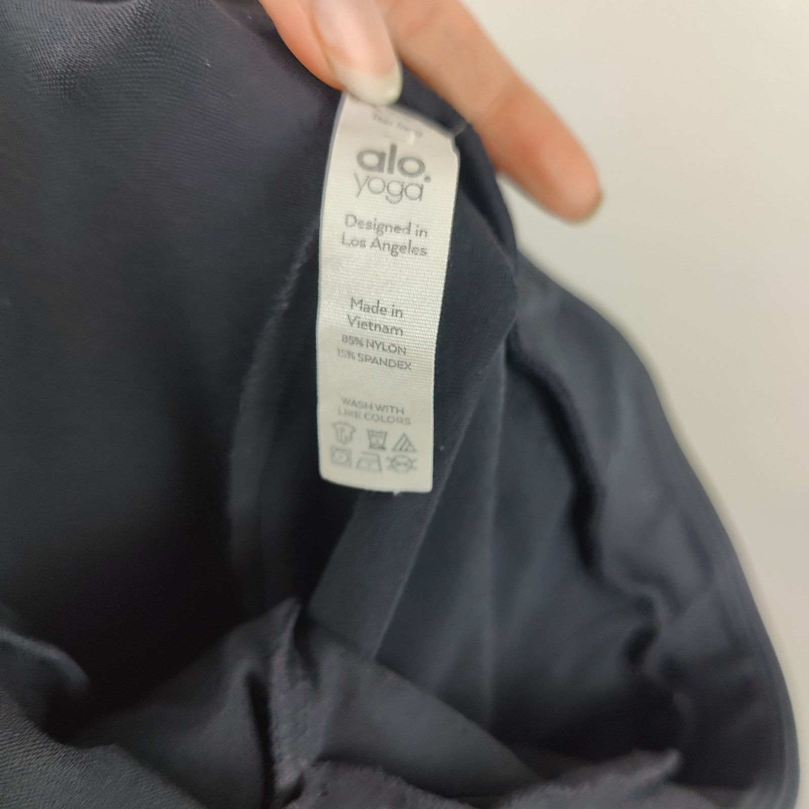Alo Alo Yoga High Waist Zip It Flare Leggings Women Medium Black Size 29" - 7 Thumbnail