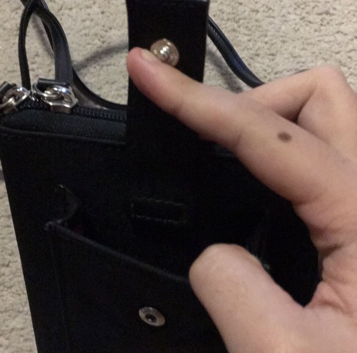 Other Black Cloth Crossbody Bag Size ONE SIZE - 4 Thumbnail