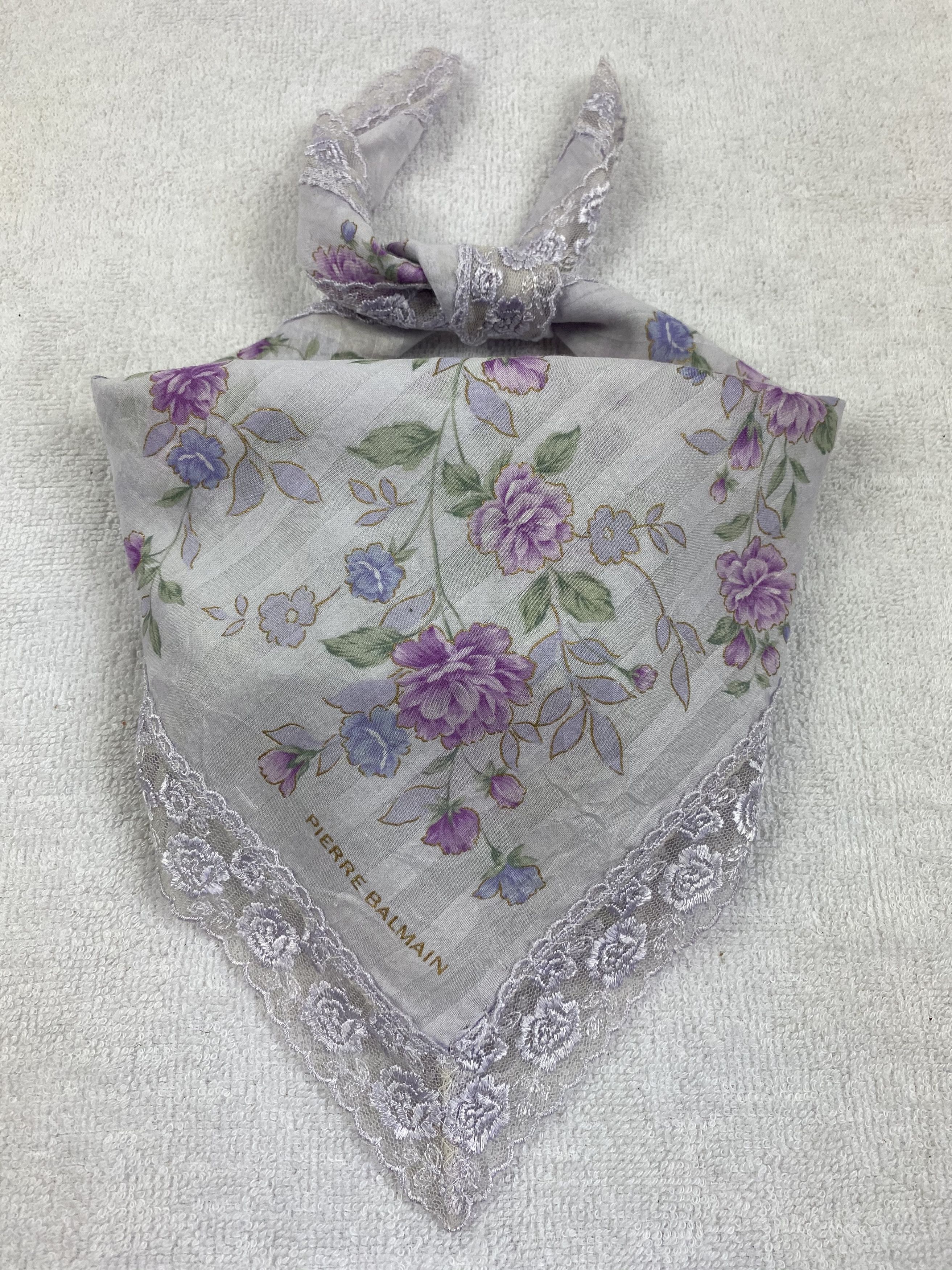 Pierre Balmain × Vintage Pierre Balmain Handkerchief / Bandana / Neckerchief Size ONE SIZE - 1 Thumbnail