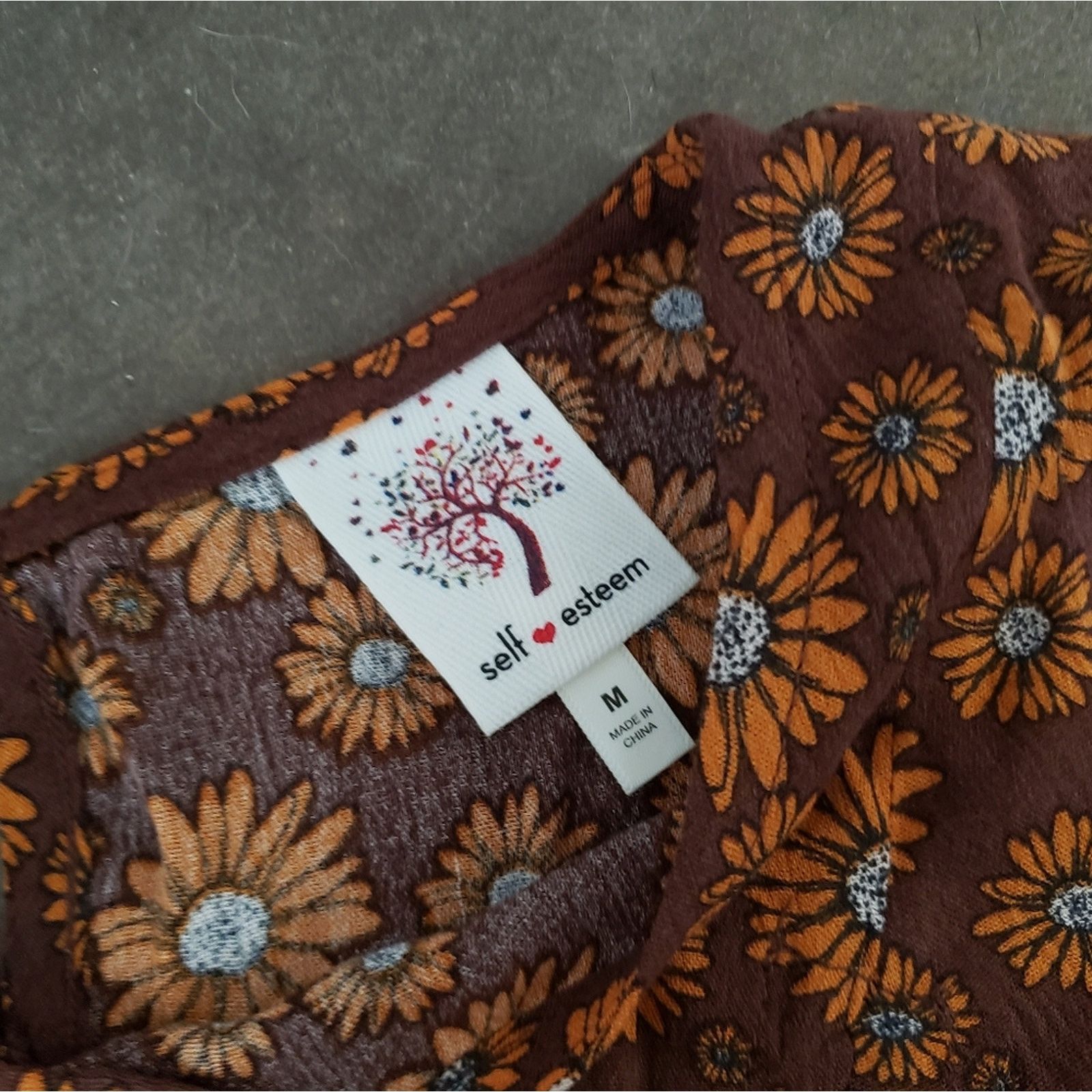 Other Multicolored Sunflower | SELF ESTEEM | Crop Long Sleeve Size M / US 6-8 / IT 42-44 - 3 Thumbnail