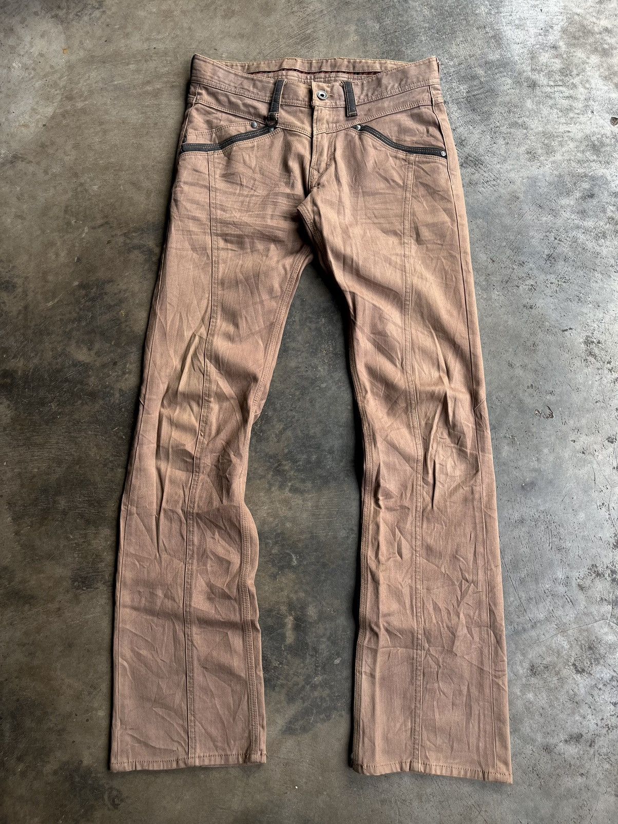 14th Addiction NCFM Nicole Club For Men Japanese Flare BootCut Cowboy Pants Size US 30 / EU 46 - 1 Thumbnail