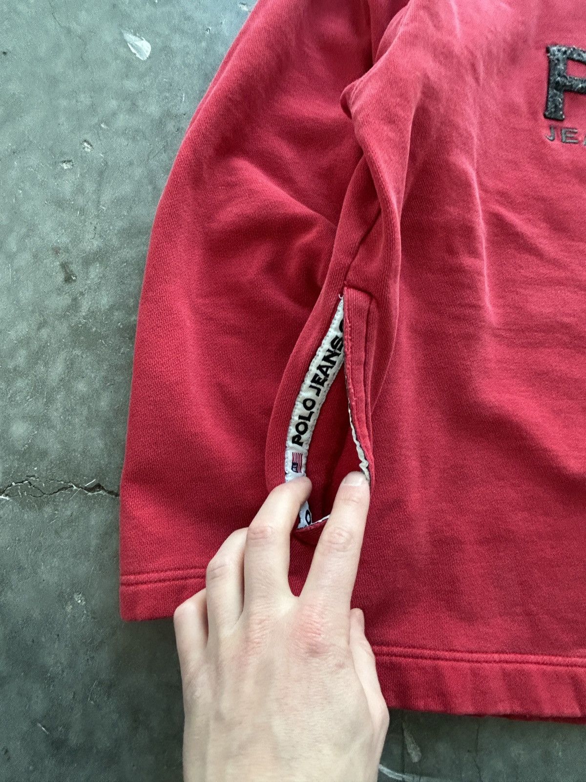 Polo Ralph Lauren Vintage Y2K Polo Jeans Co Spellout Logo Sweatshirt Size US M / EU 48-50 / 2 - 4 Thumbnail