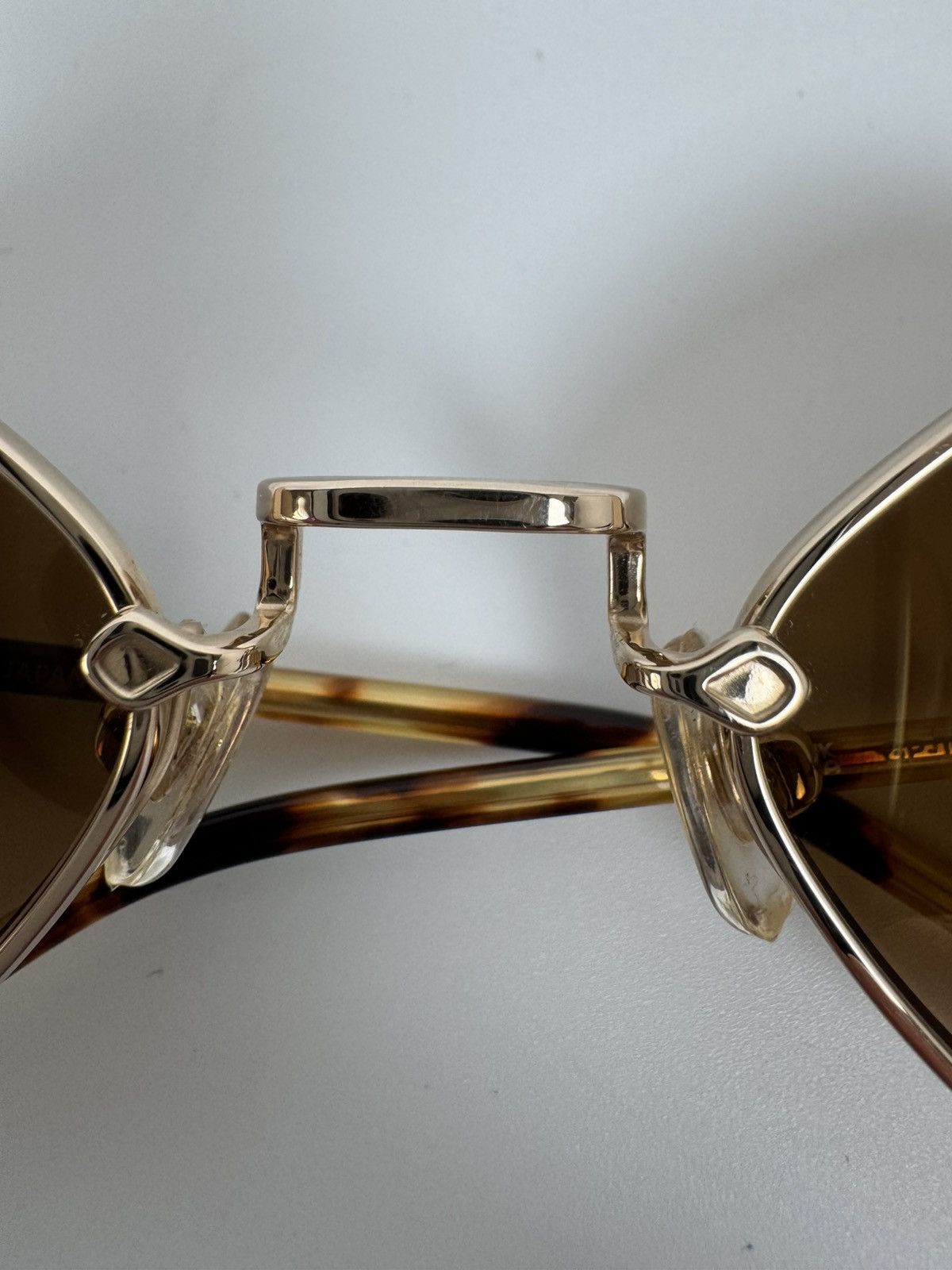 Chrome Hearts Chrome Hearts Diamand Dog Brown-Gold Sunglasses Size ONE SIZE - 6 Thumbnail