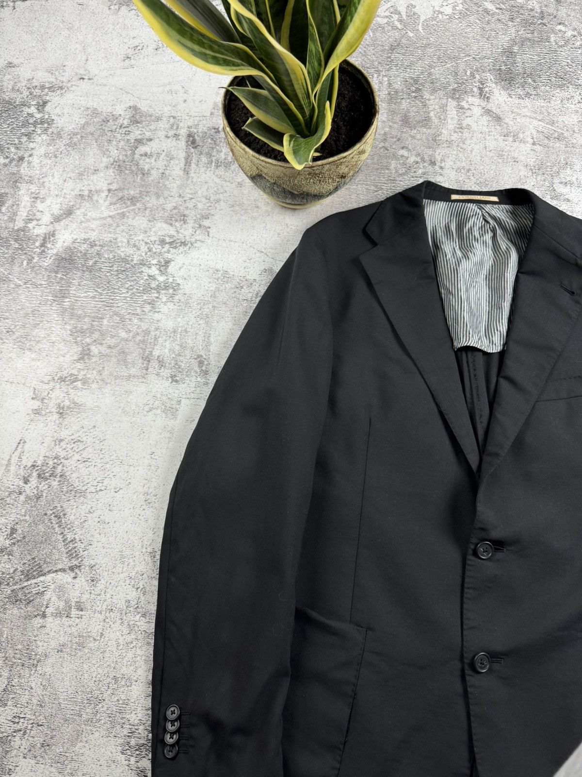 Corneliani Corneliani Vintage 52R Viscose Classic Blazer Suit Jacket Size 52R - 9 Thumbnail