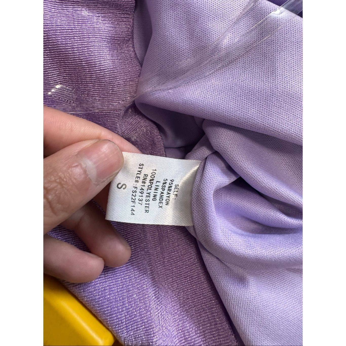 Other Fiestar Lavender Cowl Neck Ruched Halter Mini Dress – Size S Size S / US 4 / IT 40 - 4 Thumbnail
